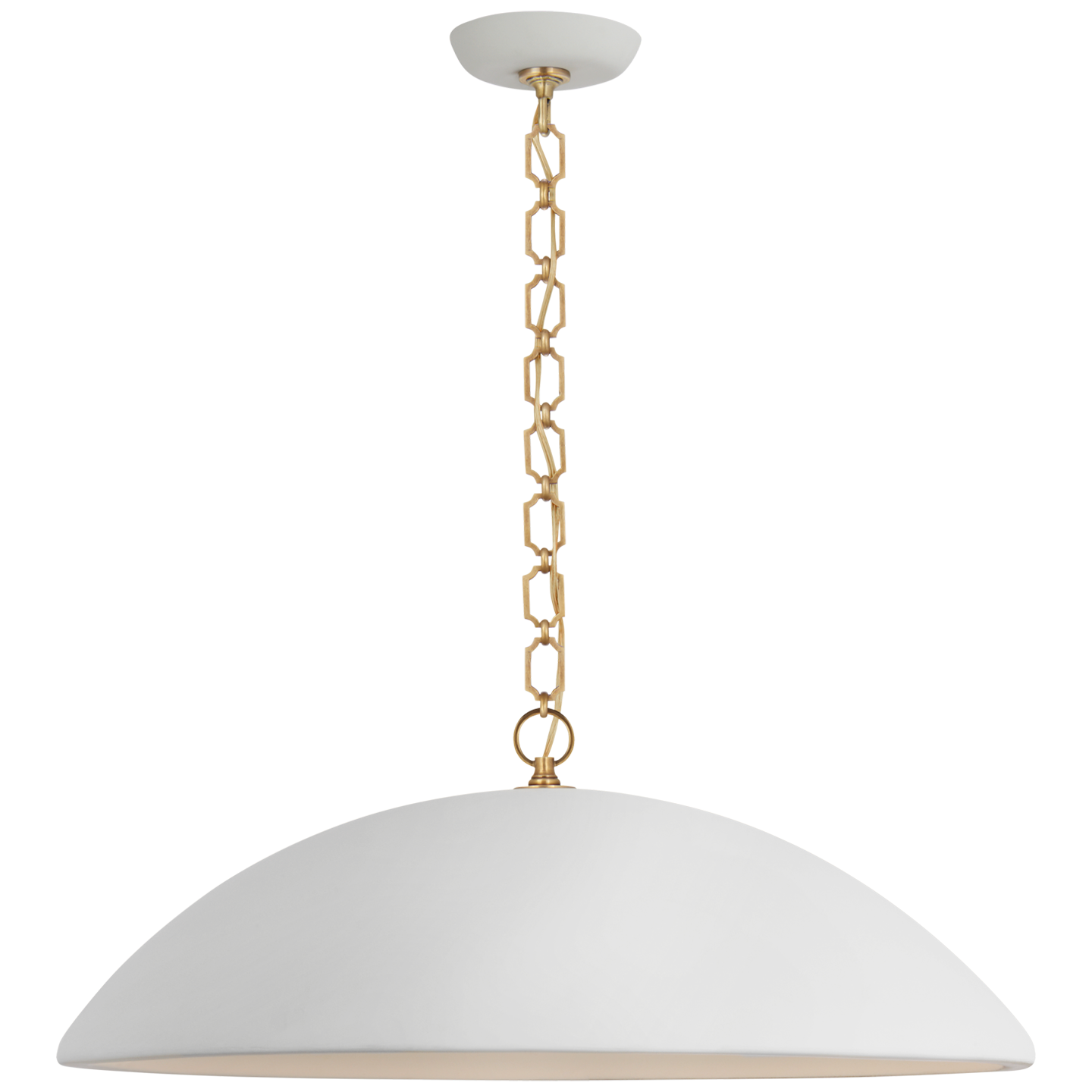 Elliot Grande Pendant in Matte White Open Box