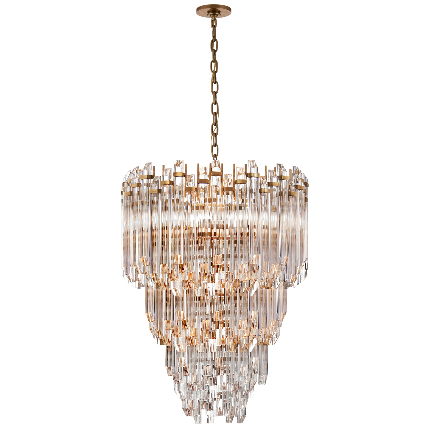 Adele Three-Tier Waterfall Chandelier (Open Box)