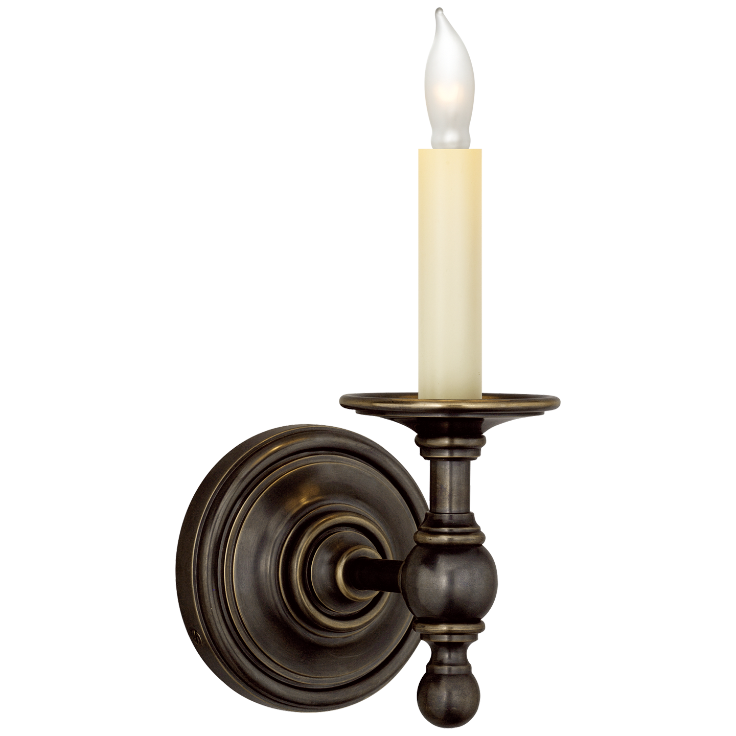 Classic Single Sconce in Bronze Open Box