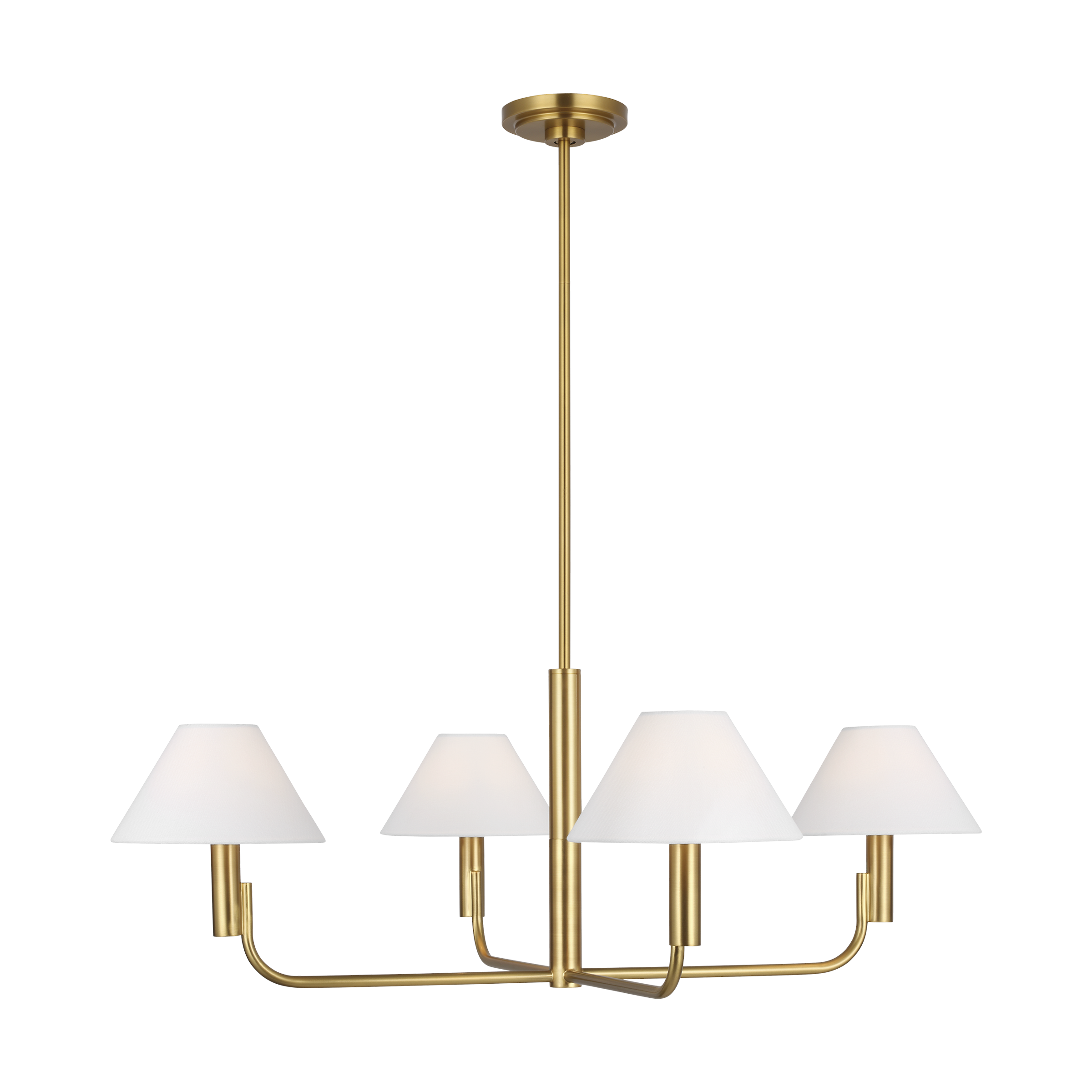 Colfax Medium Chandelier Burnished Brass