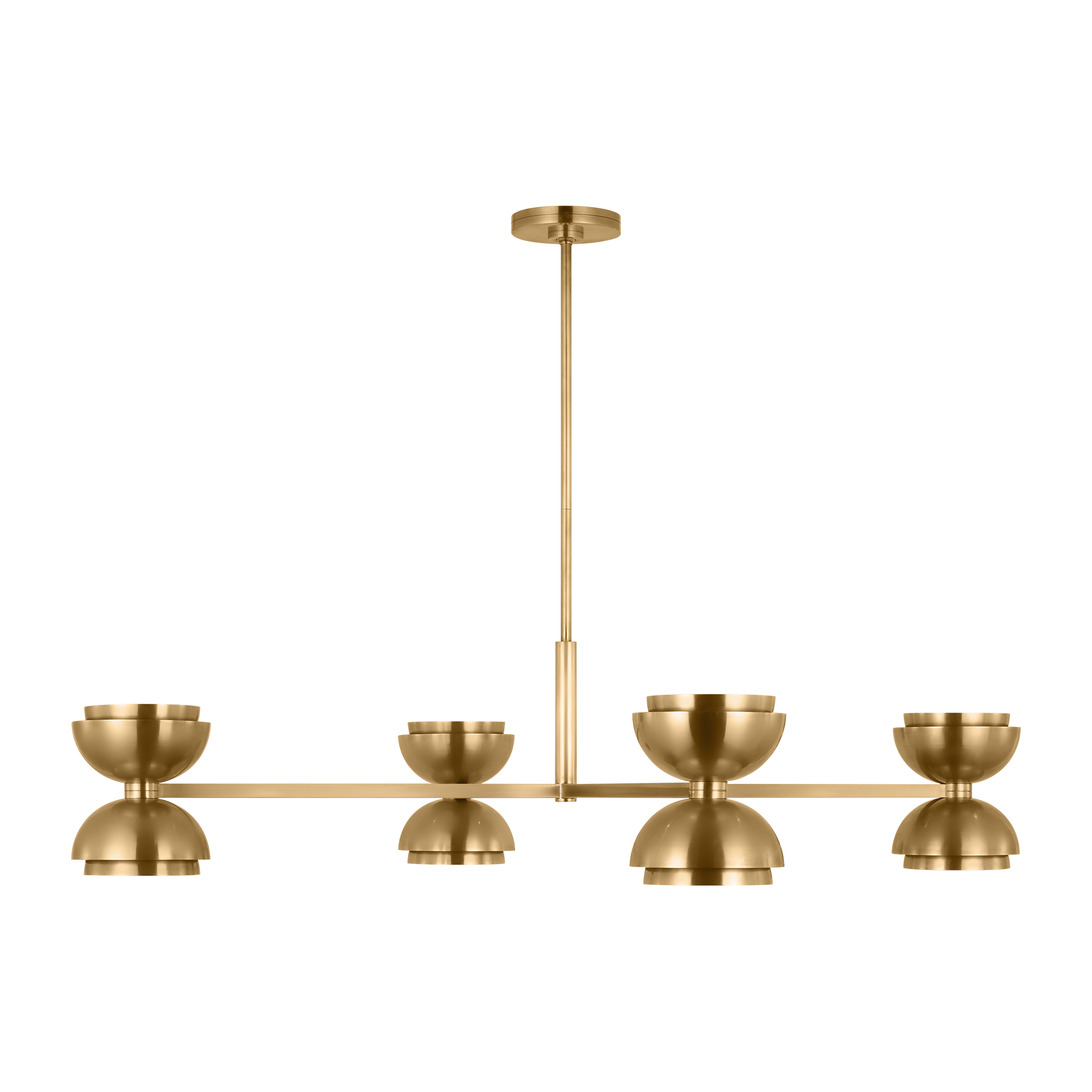 Shanti X-Large Chandelier Natural Brass 2700K 90 CRI