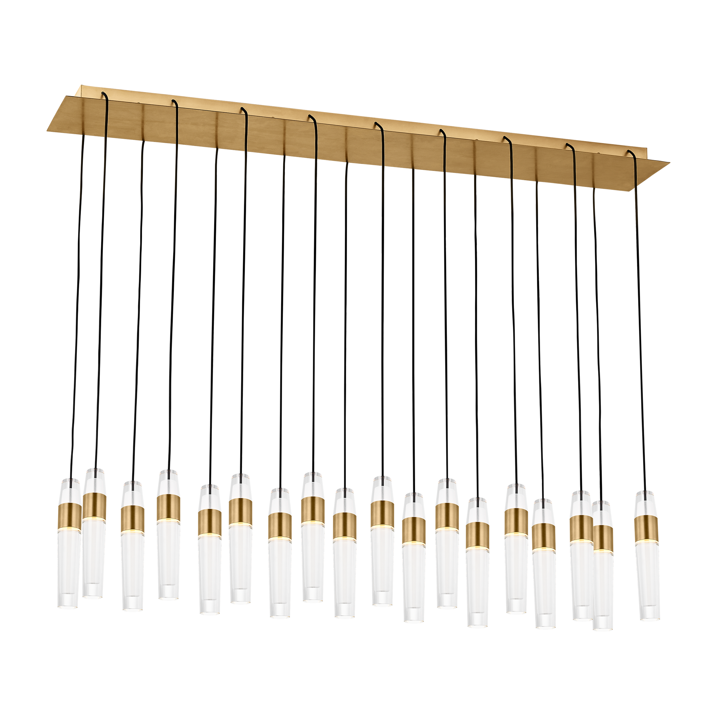 Lassell 18-Light Chandelier in Natural Brass 2700K 120V