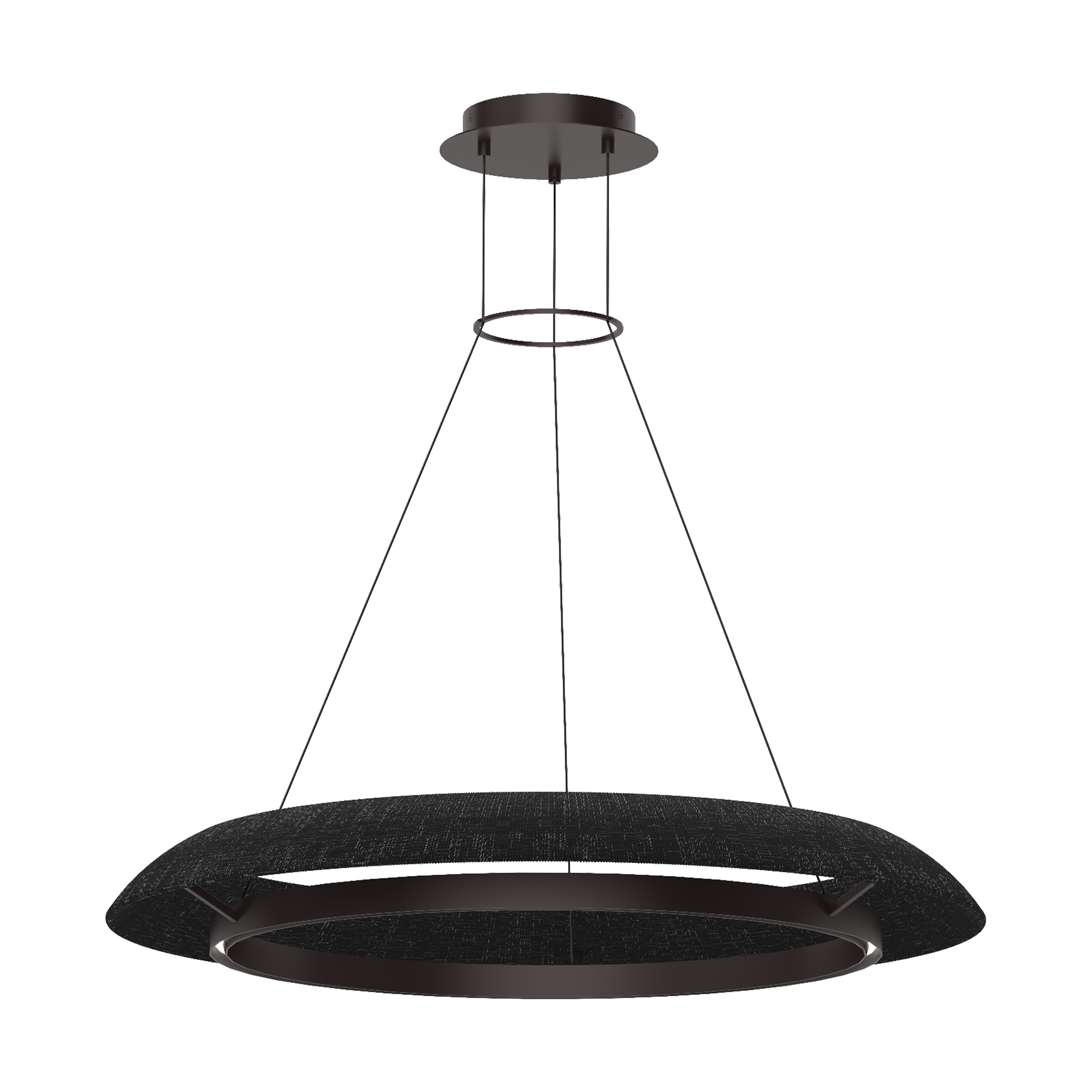 Noa Large Chandelier Washed Black Bronze 2700K 90 CRI
