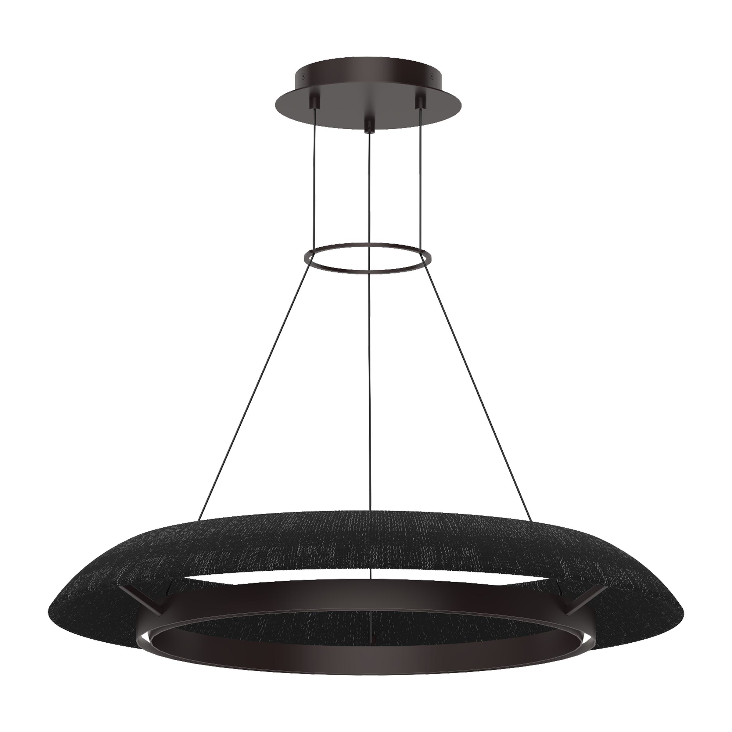 Noa Medium Chandelier Washed Black Bronze 2700K 90 CRI