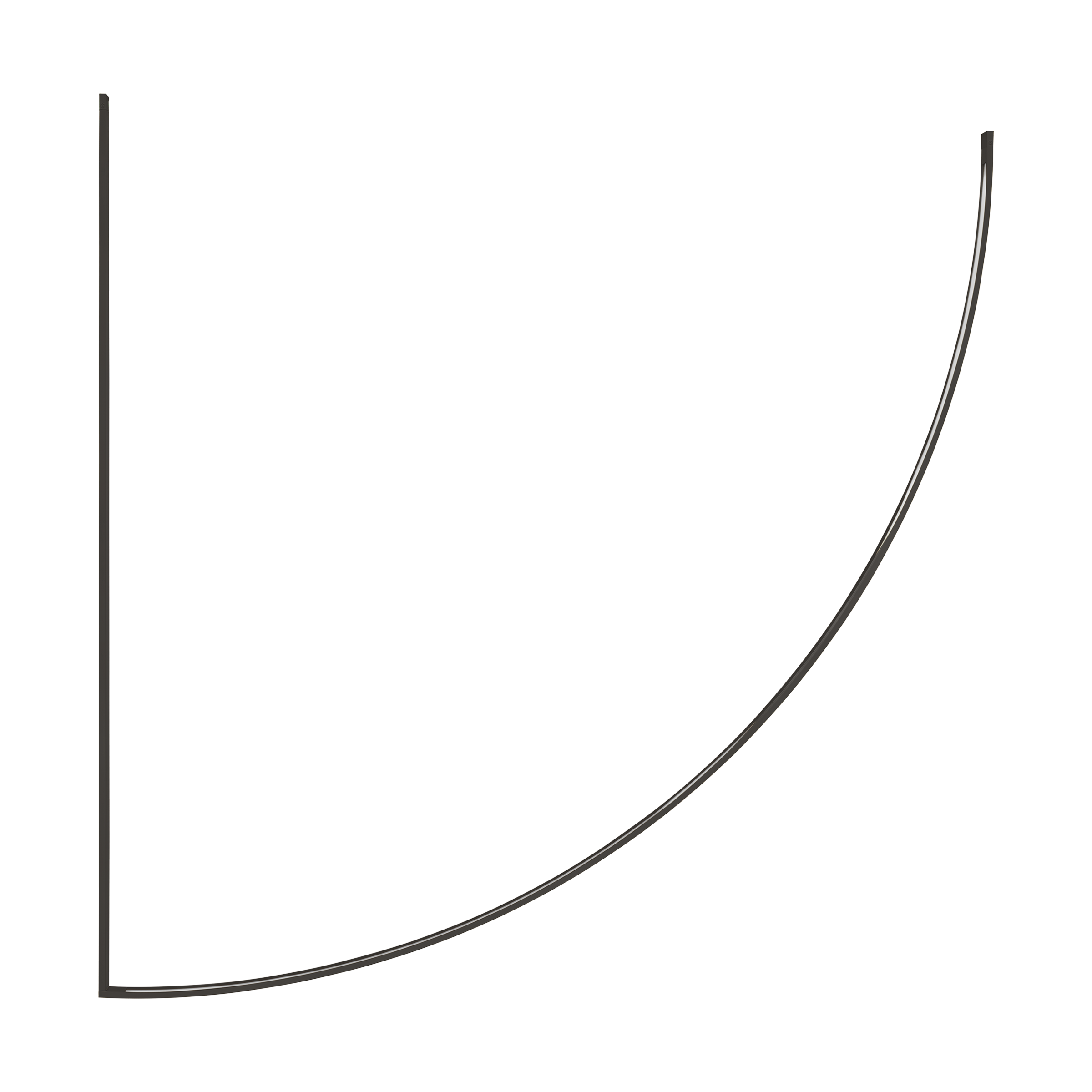 Baku 49 Chandelier Nightshade Black 2700K 90 CRI