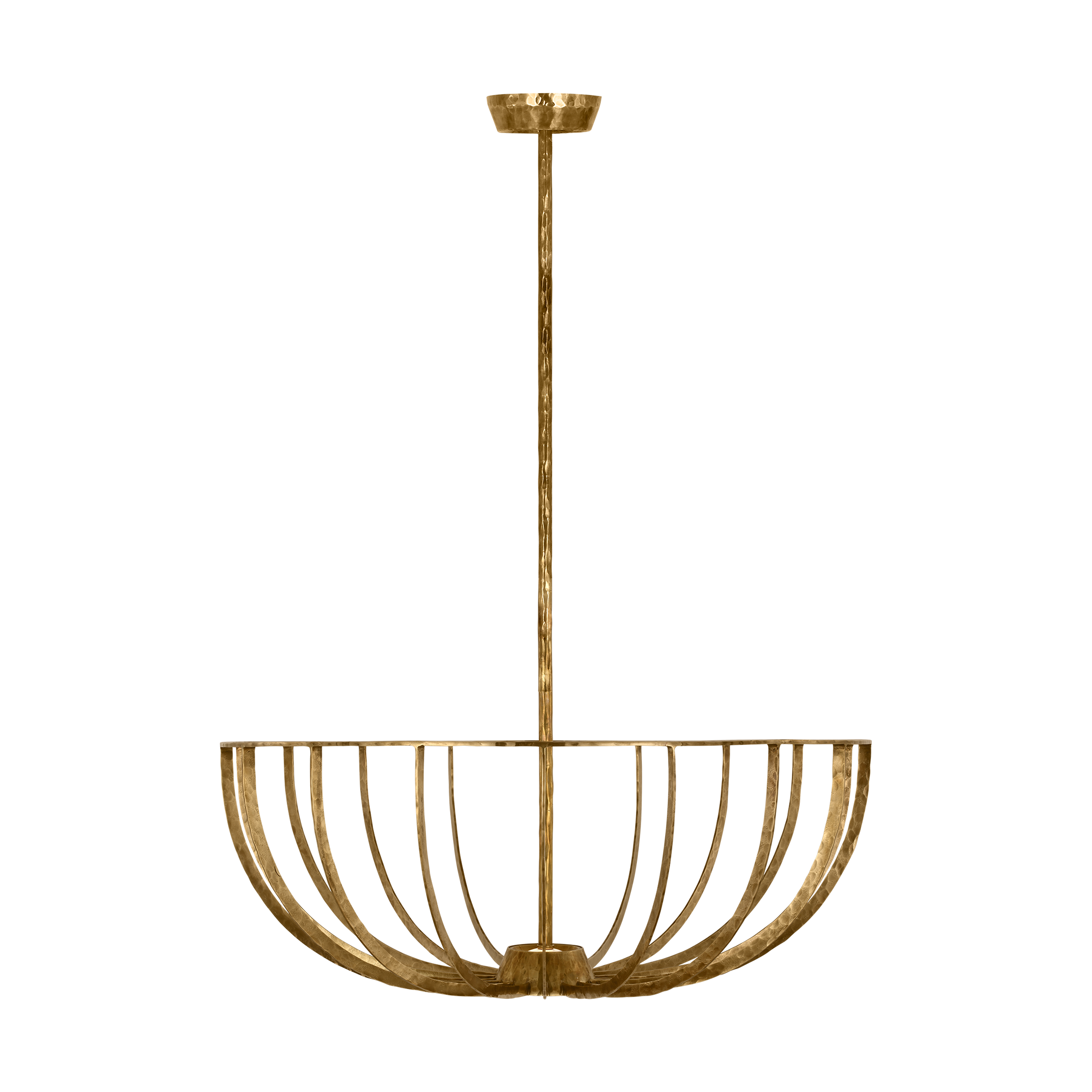 Sanchi X-Large Semi Flush polished antique brass 2700K 90 CRI