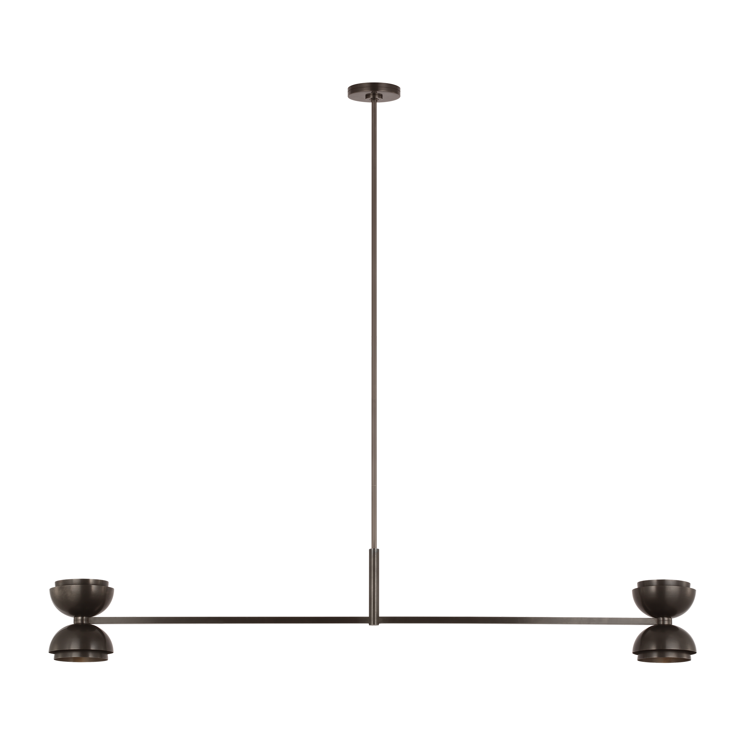 Shanti X-Large Linear Chandelier dark Bronze 2700K 90 CRI
