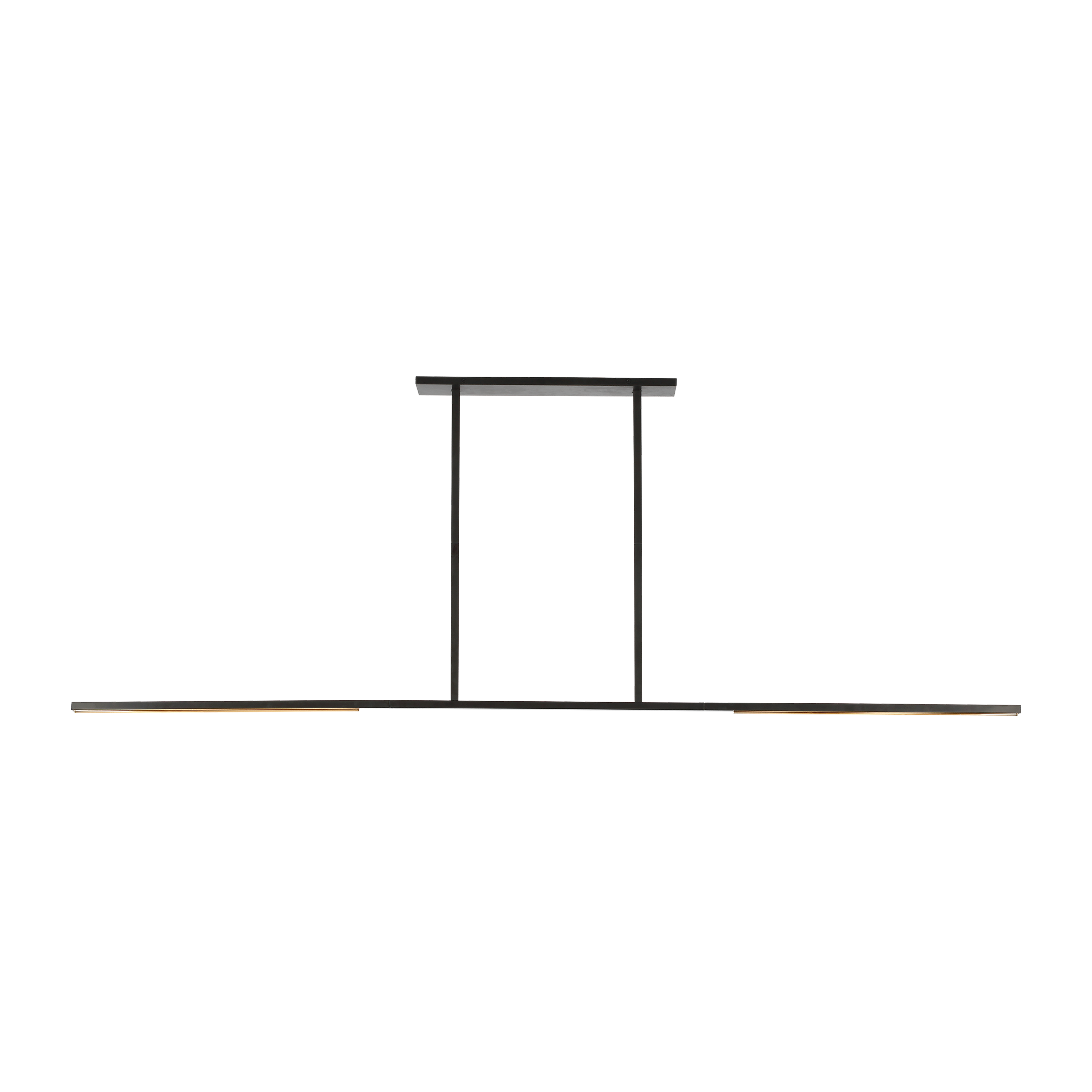 Cityscape X-Large Linear Chandelier Clear Crystal Bronze 2700K 90 CRI