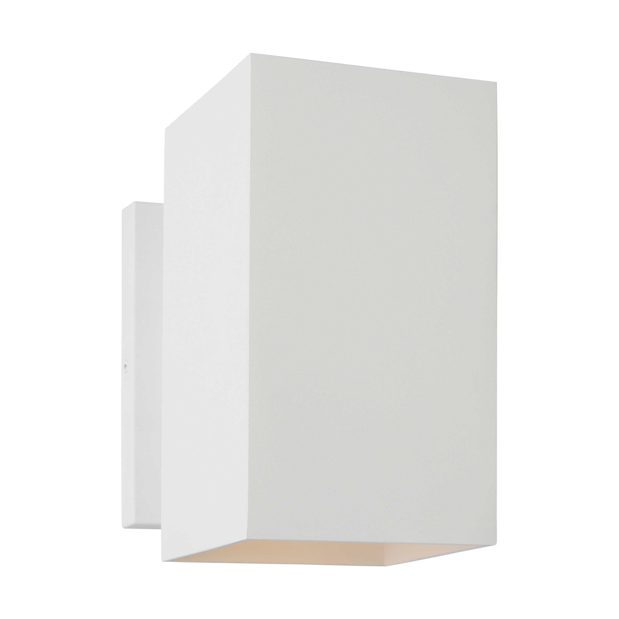 Pohl StoneStrong 1-Light Medium Lantern in Outdoor Textured White Bulb(s) Not Included