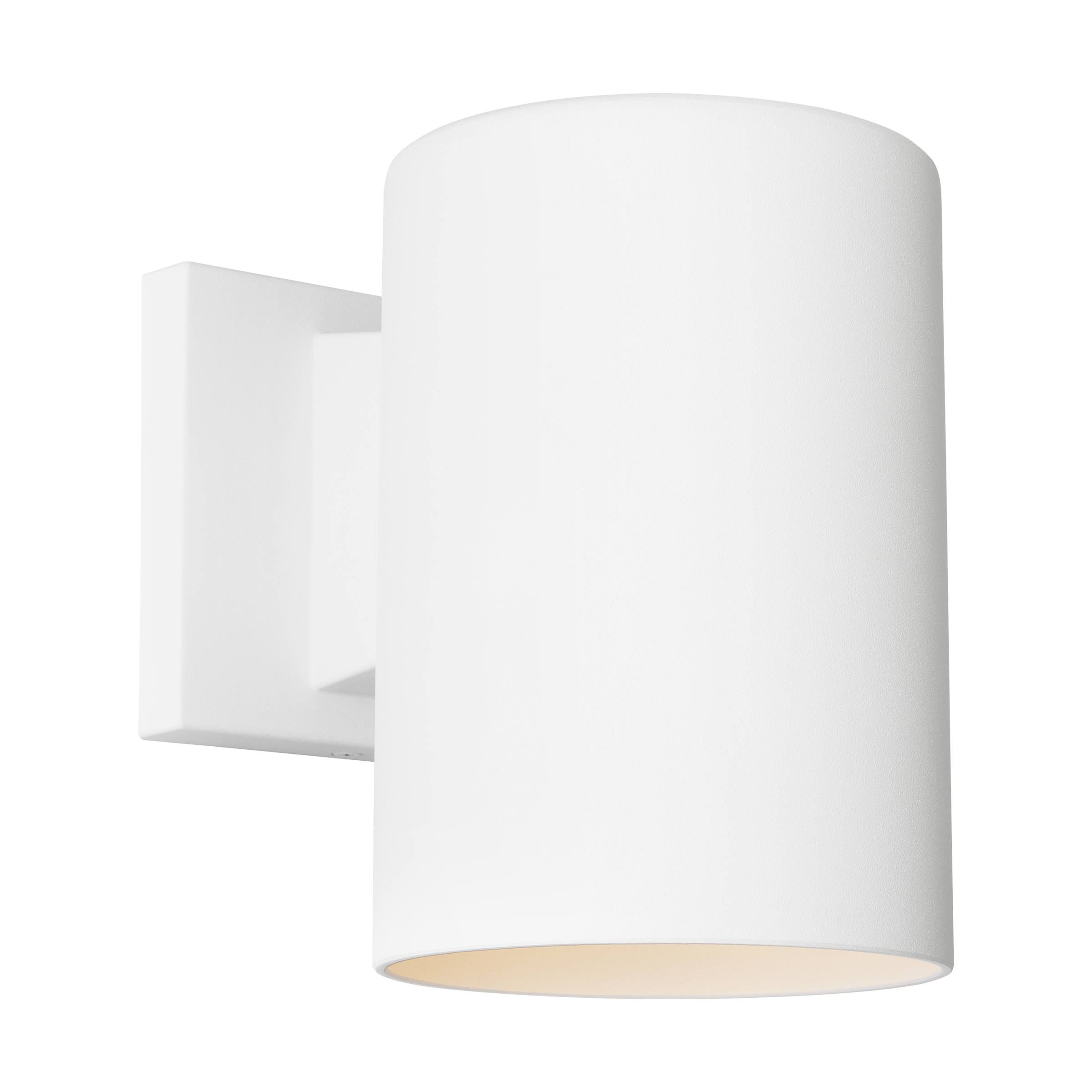 Outdoor Cylinders Small One Light Wall Lantern Outdoor Textured White Bulb(s) Included