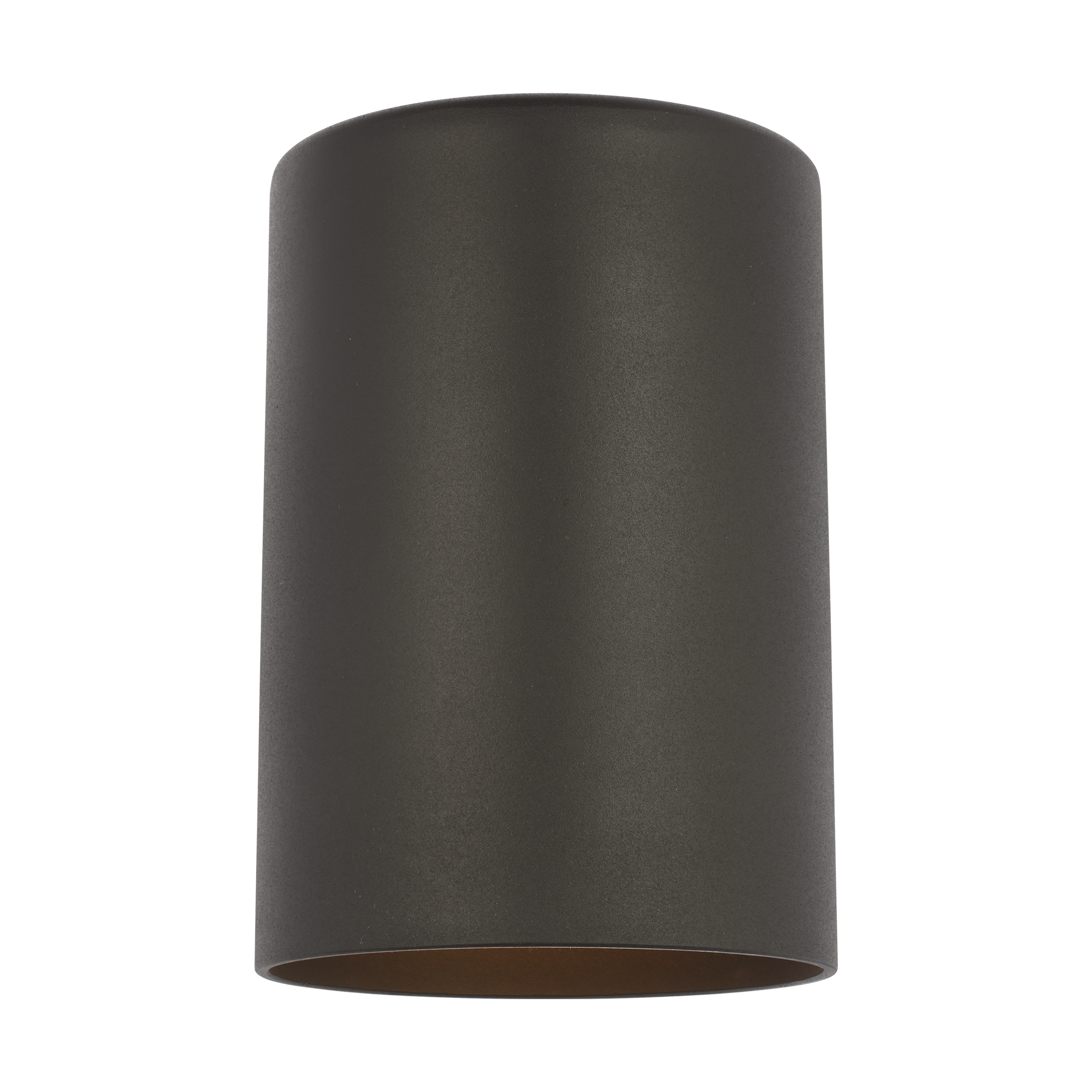 Outdoor Cylinders Small One Light Wall Lantern Textured Black