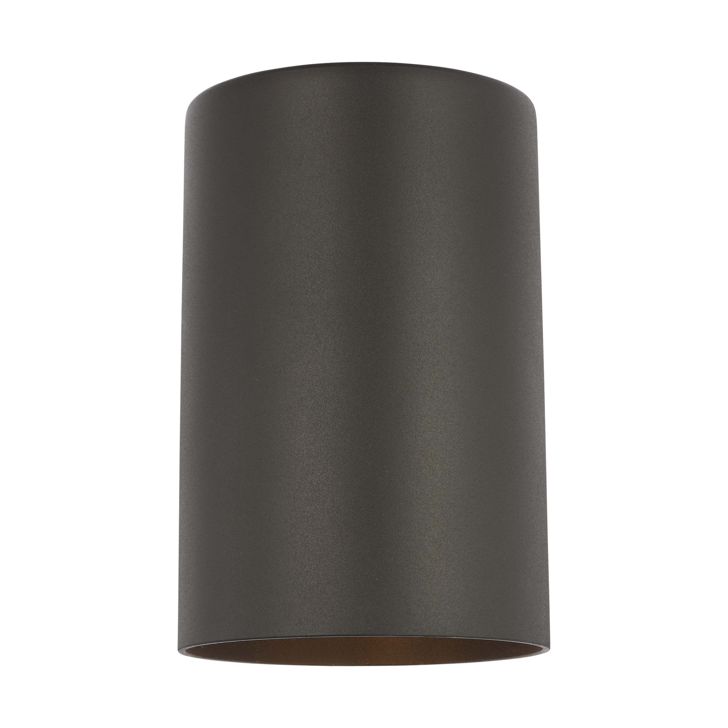 Outdoor Cylinders Medium One Light Wall Lantern Textured Black