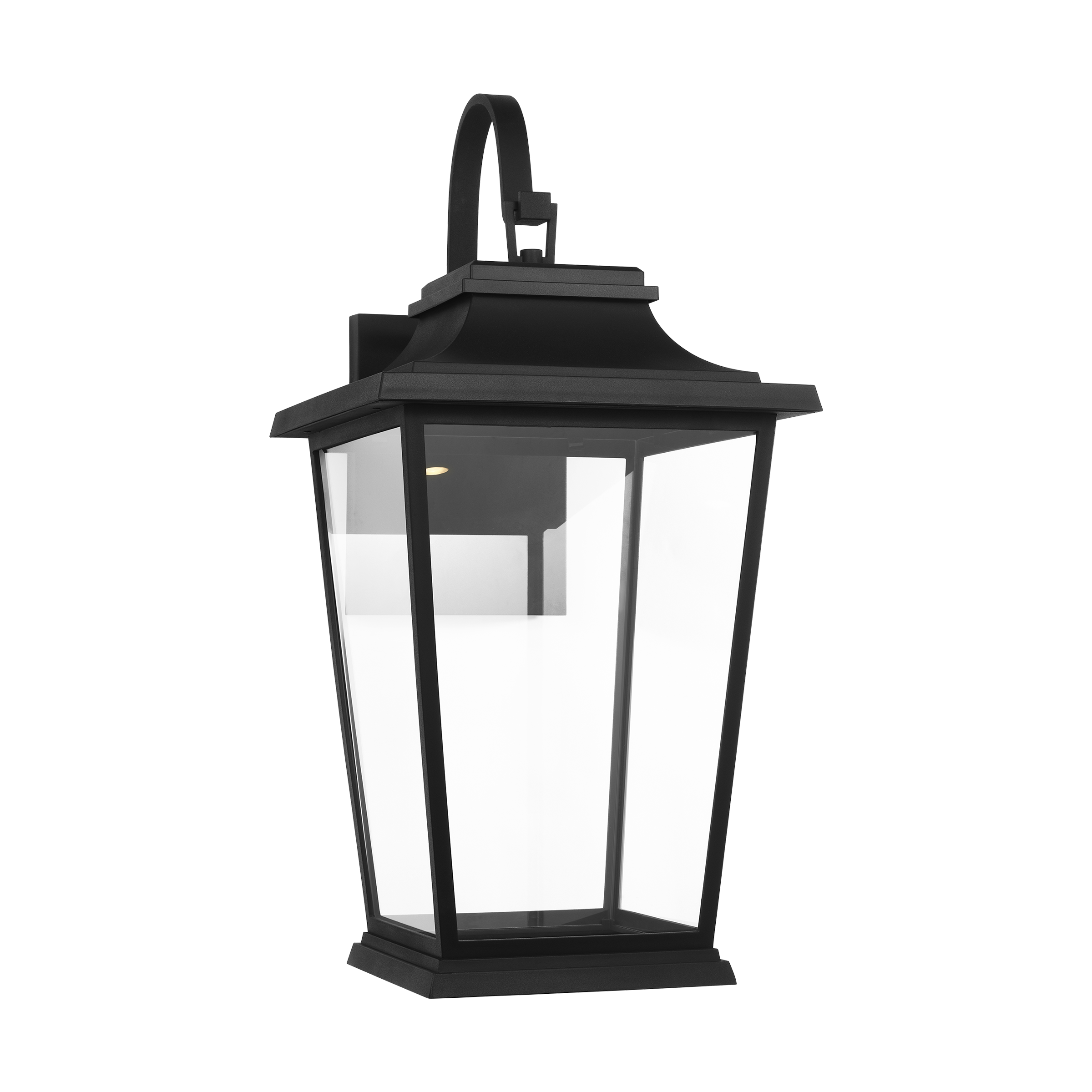 Warren Extra Large Lantern Textured Black Bulbs Inc