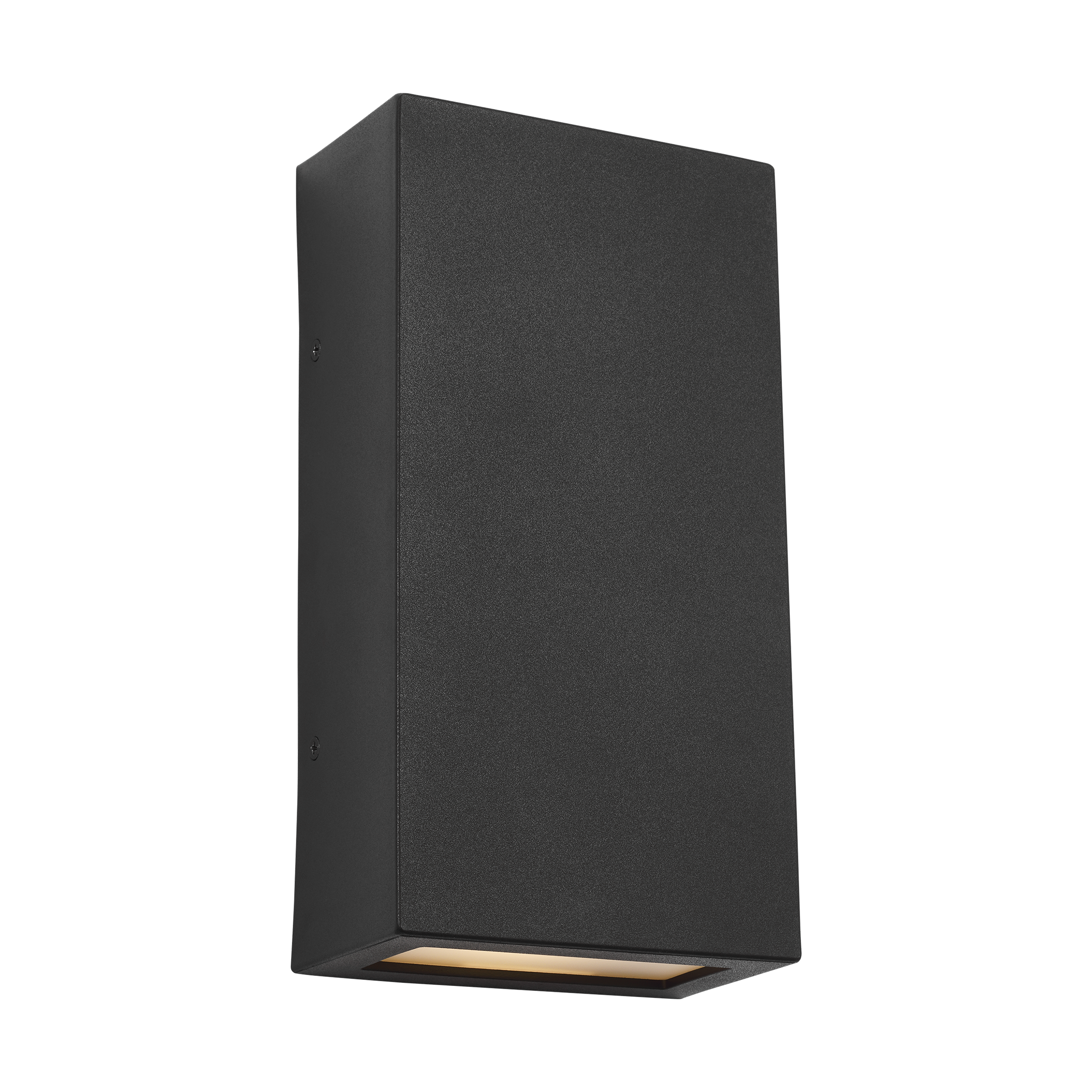 Kukei Large LED Wall Lantern Textured Black Bulbs Inc