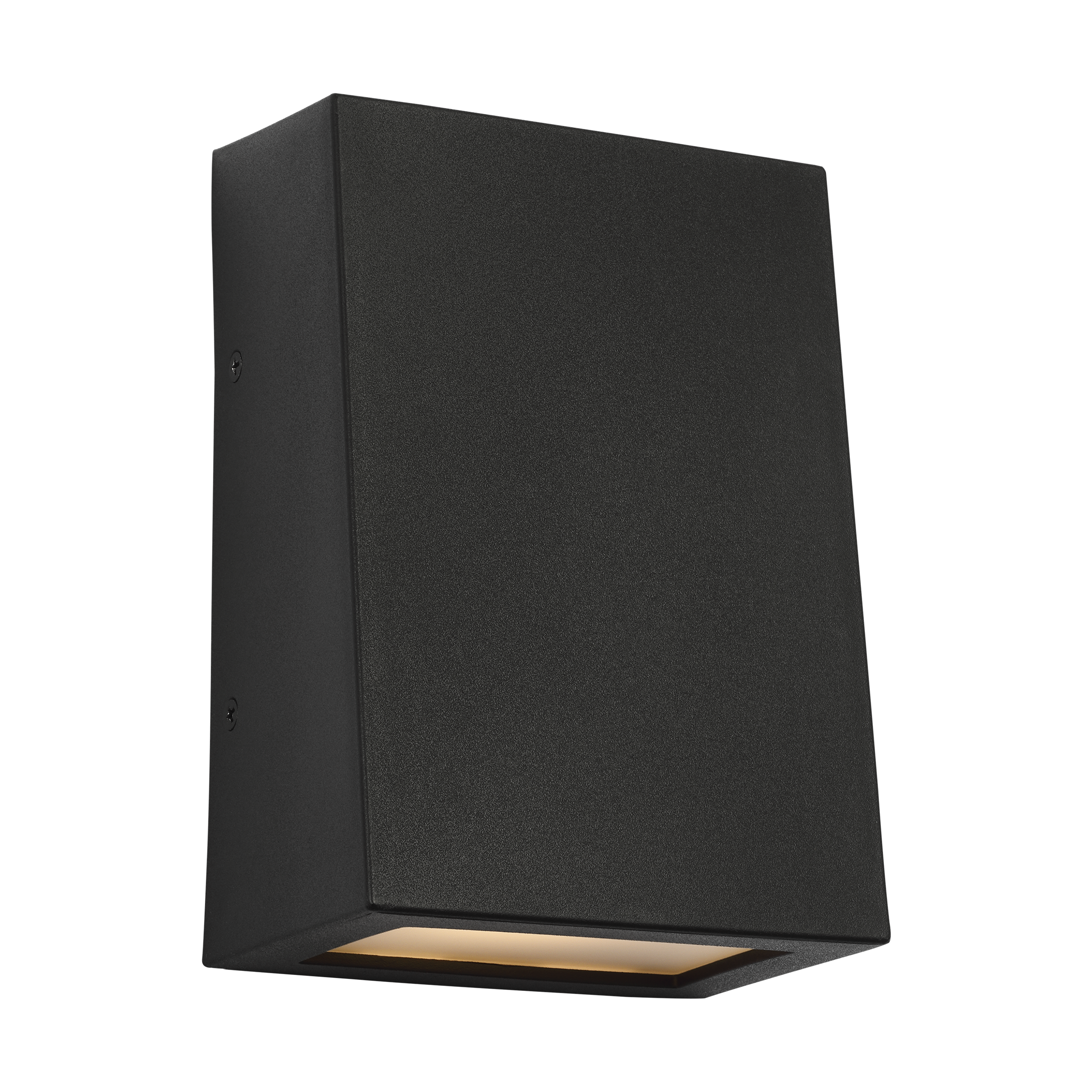 Kakudo Medium LED Wall Lantern Textured Black Bulbs Inc