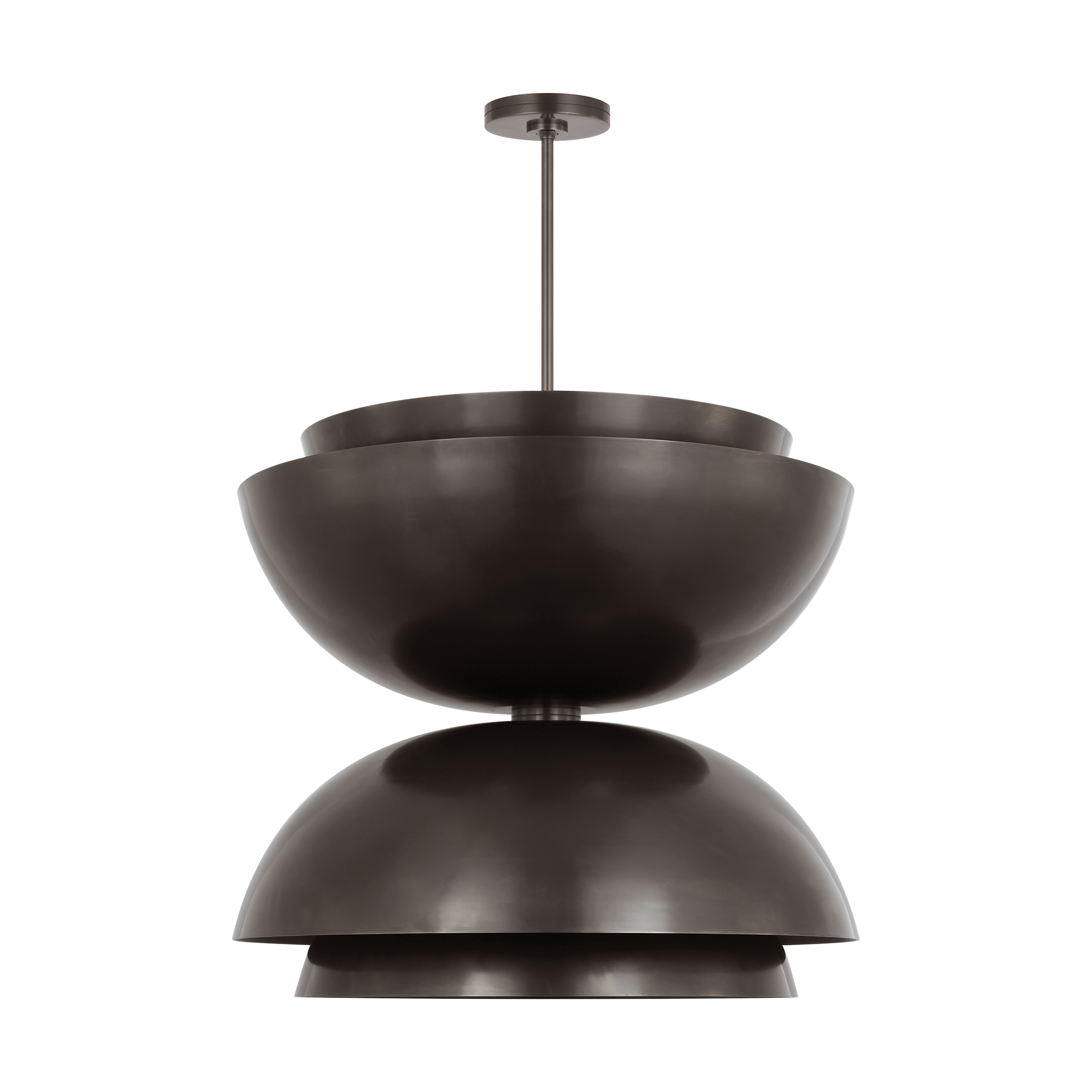 Shanti Grande Double Pendant dark Bronze 2700K 90 CRI