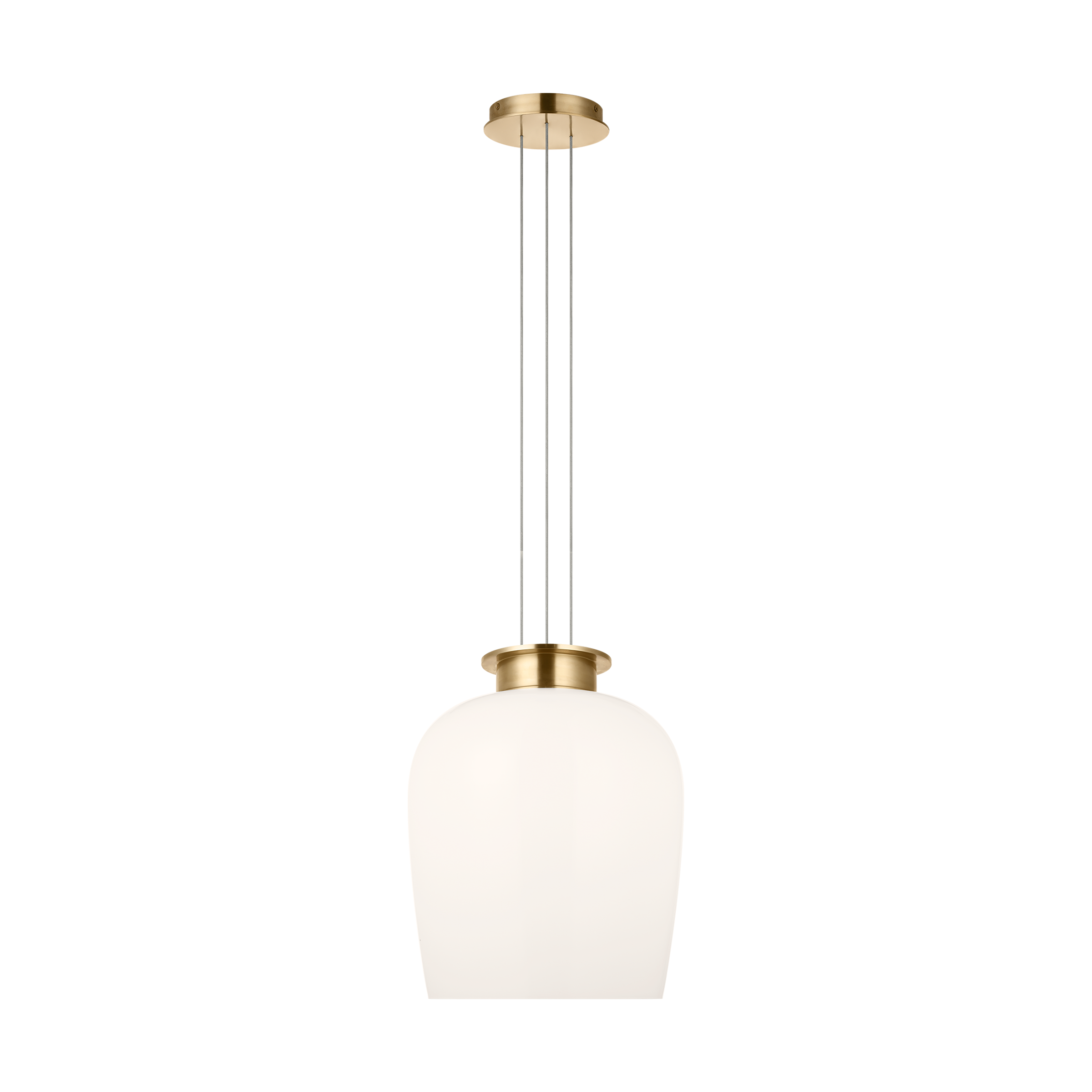 Vetro 27 Pendant Hand Rubbed Antique Brass 2700K 90 CRI