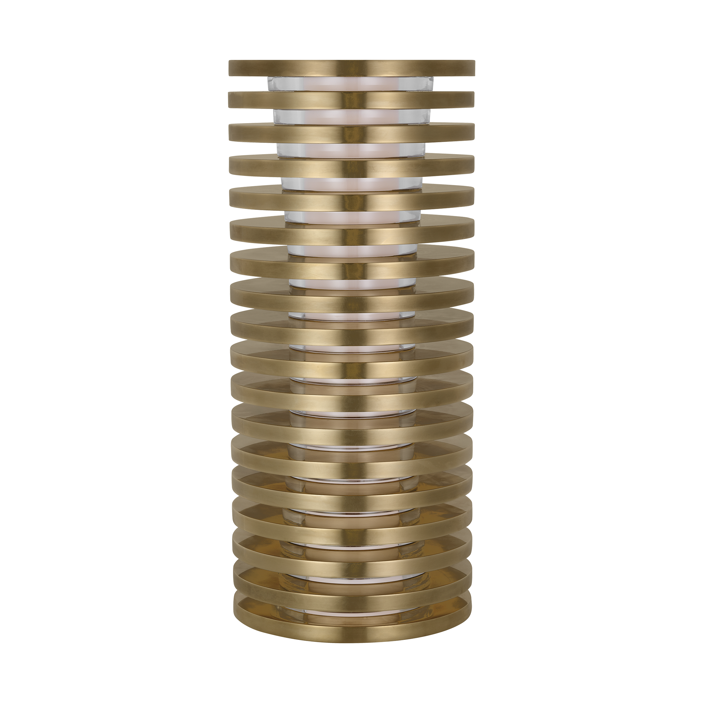 Quoddy Small Table Lamp Natural Brass 2700K 90 CRI