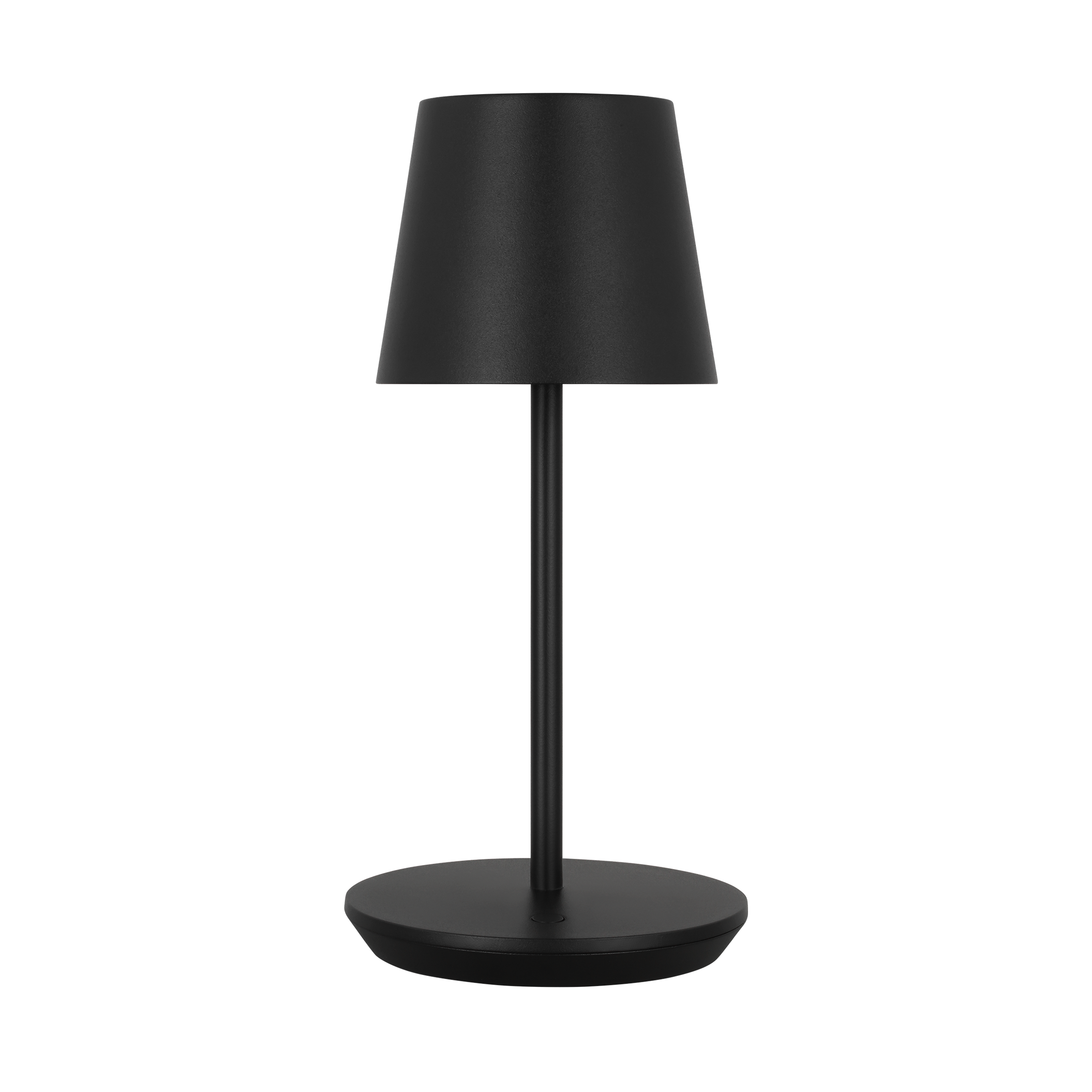 Nevis Short Accent Rechargeable Table Lamp Black 2700K 90 CRI