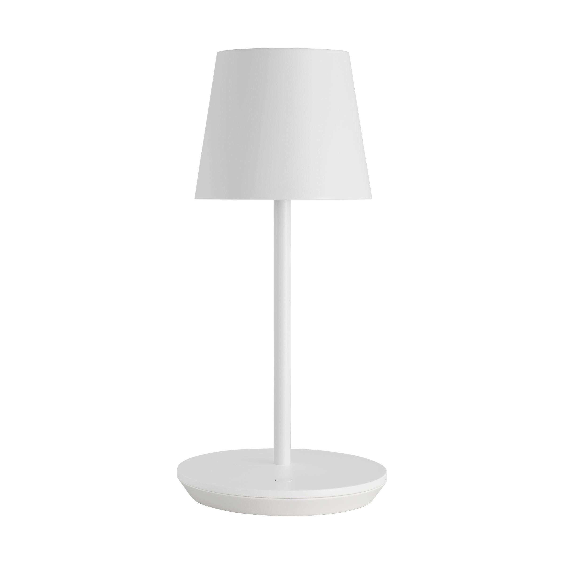 Nevis Short Accent Rechargeable Table Lamp Matte White 2700K 90 CRI