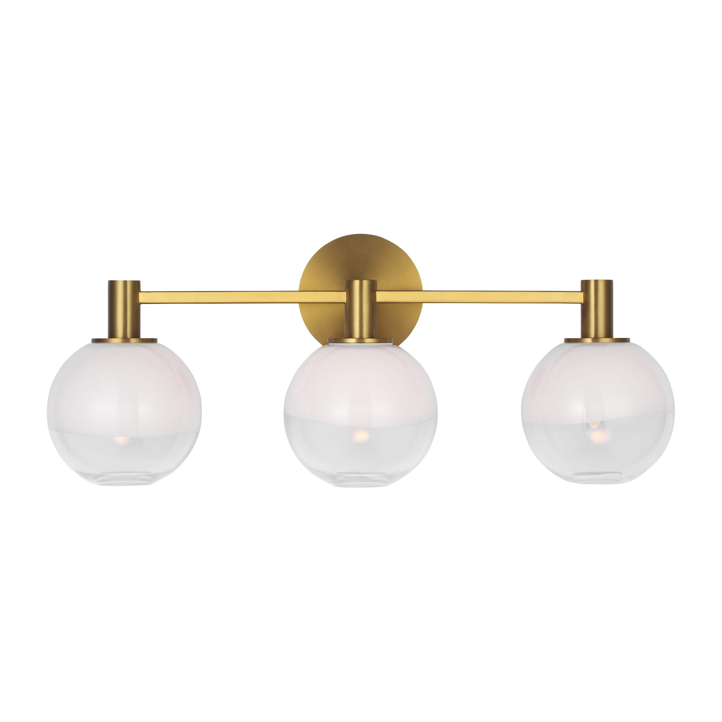 Torian 3 - Light Vanity Burnished Brass