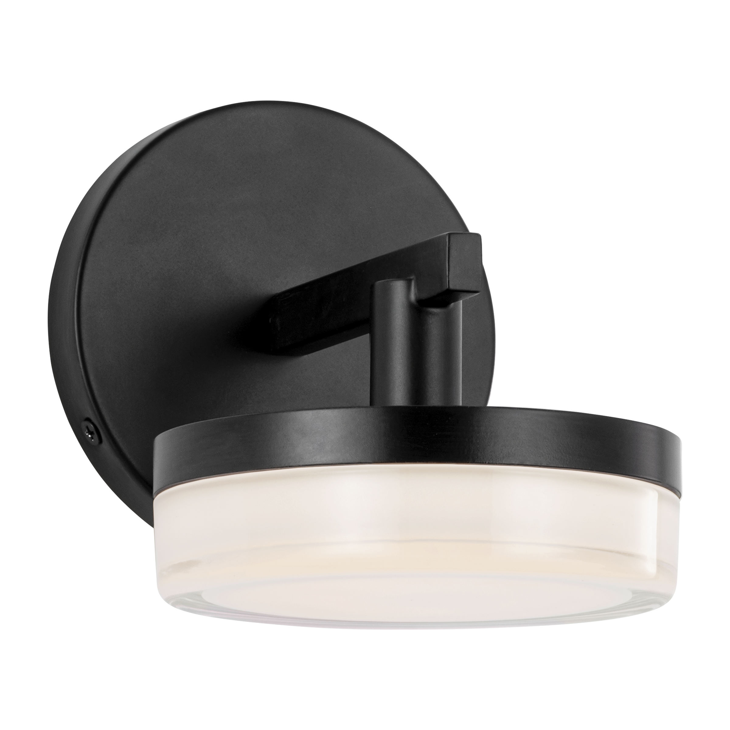 Khan Small Sconce Aged Iron Bulbs Inc