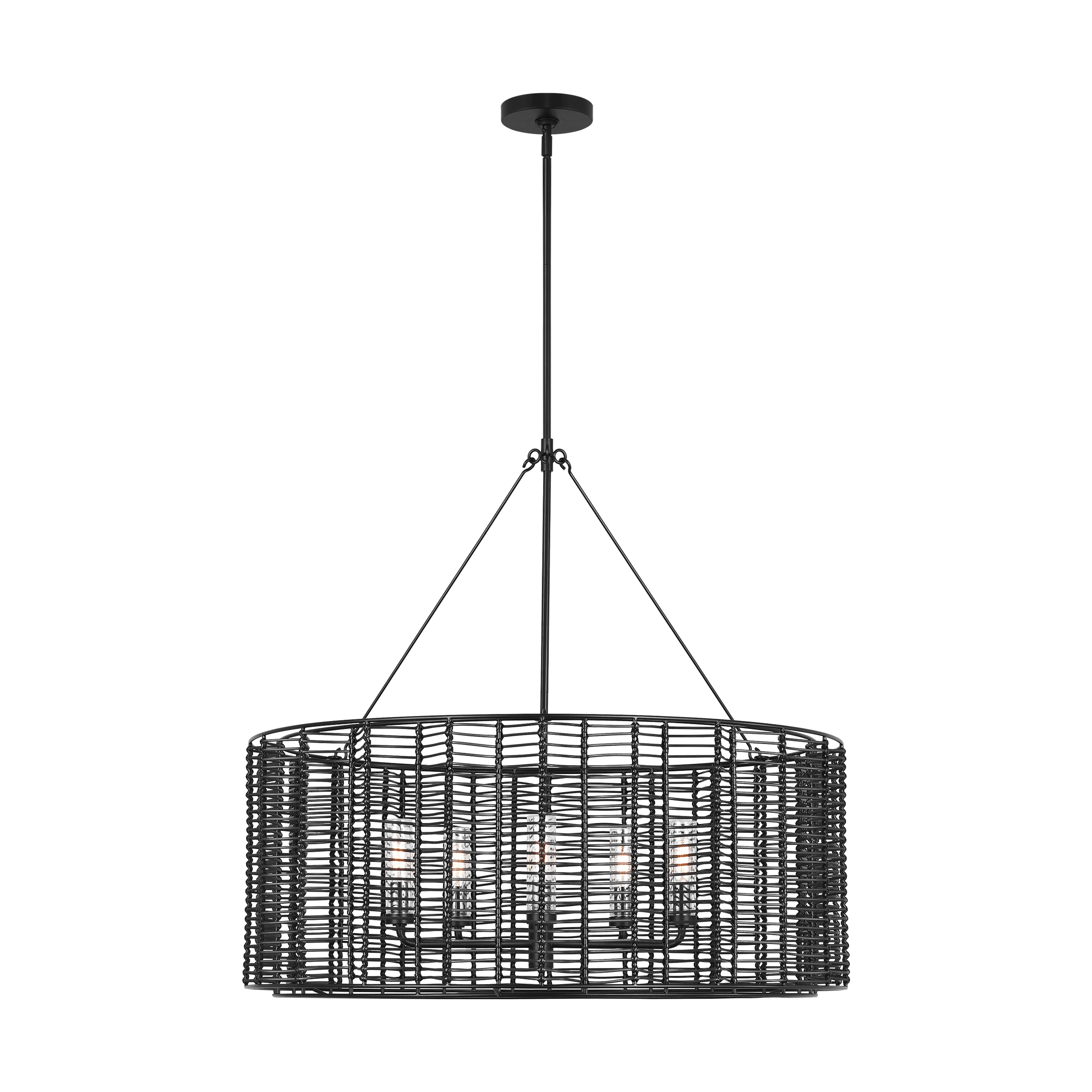 Winslow Large Hanging Shade Midnight Black