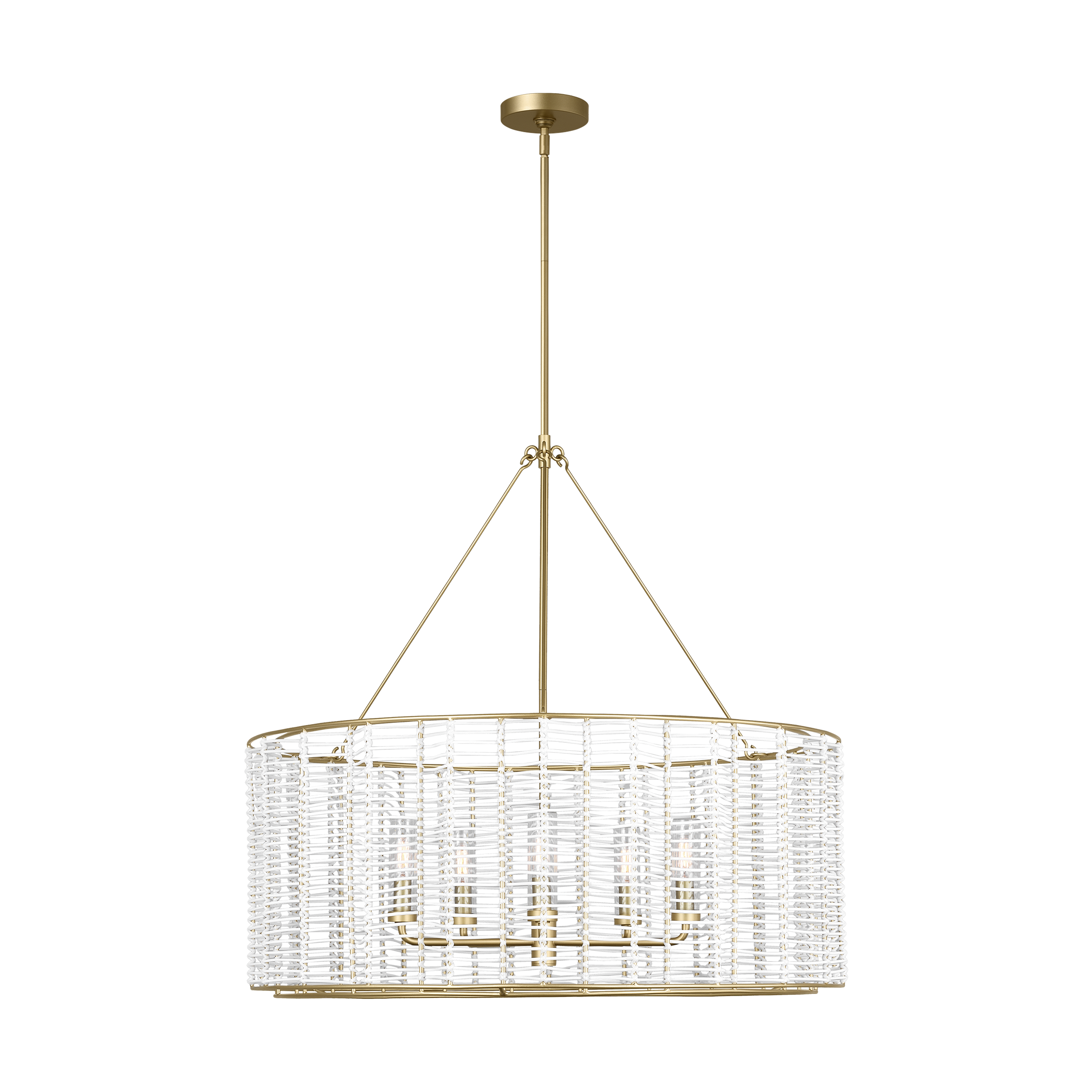 Winslow Large Hanging Shade Powder-Coated Brass