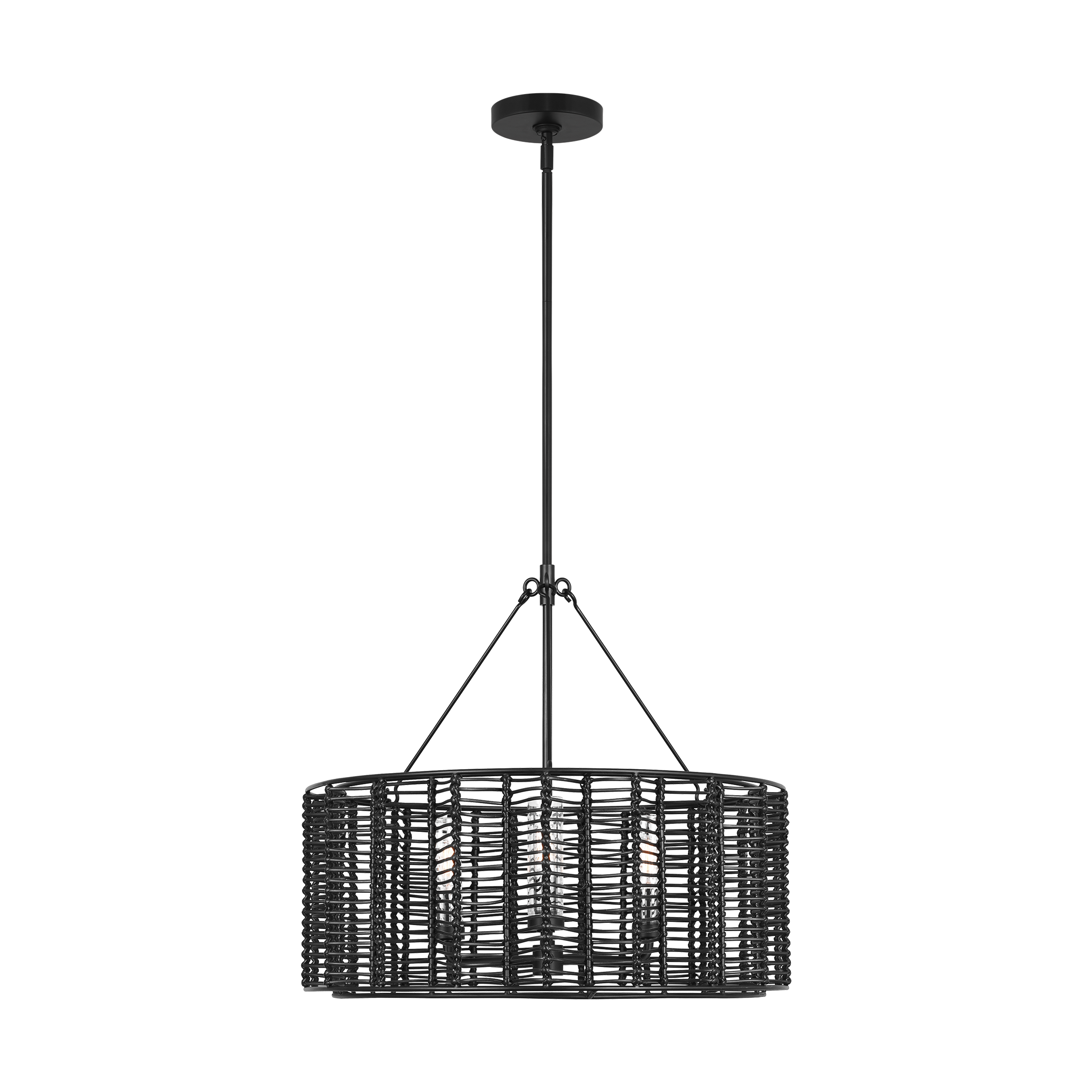 Winslow Medium Hanging Shade Midnight Black