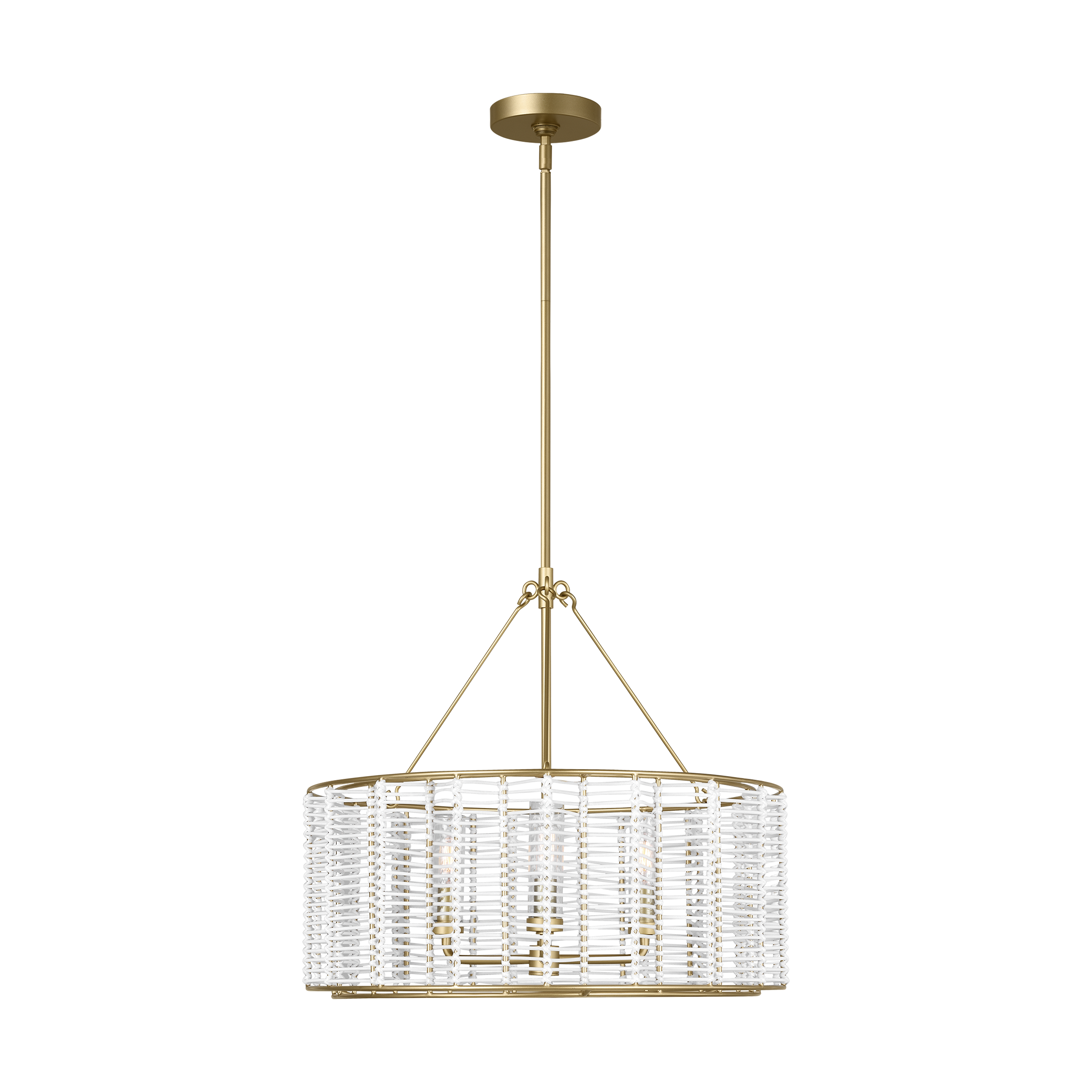 Winslow Medium Hanging Shade Powder-Coated Brass