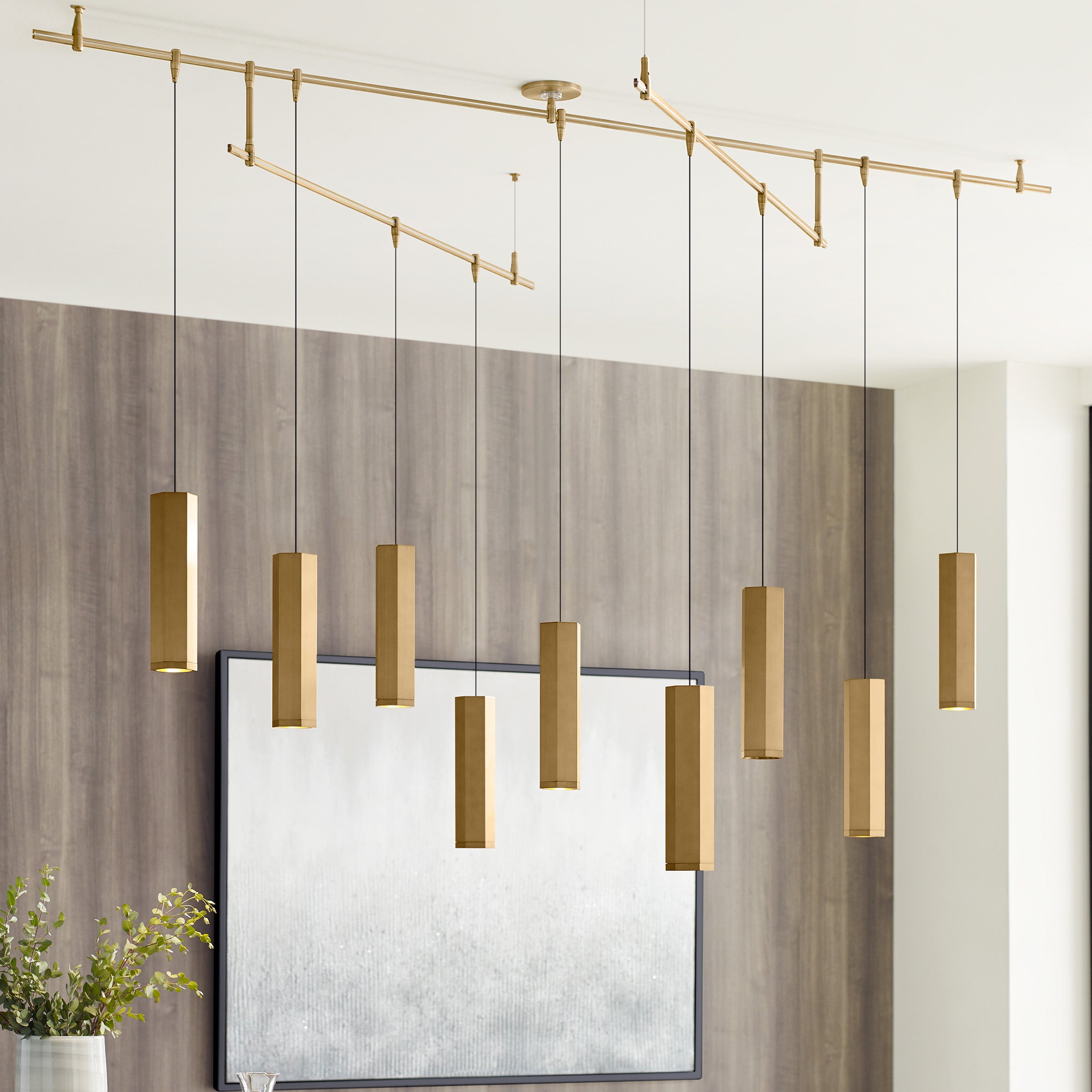 Blok Small Pendant MonoRail - 700MOBLKS | Visual Comfort