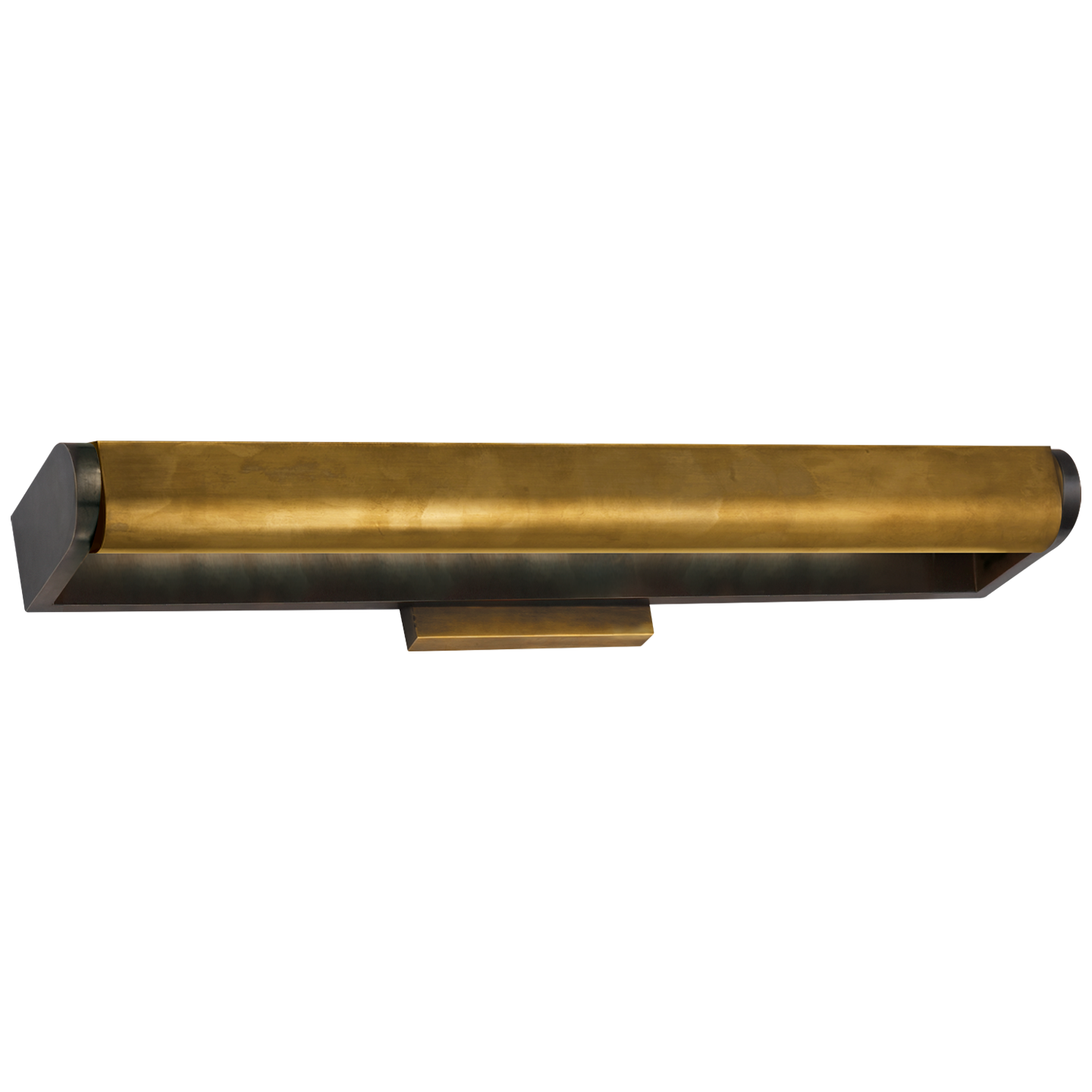 David 24" Art Light in Bronze with Hand-Rubbed Antique Brass Shade