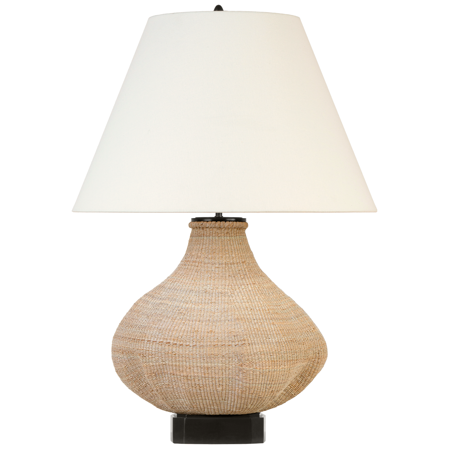 Tahiti 32" Table Lamp in Ash with Linen Shade