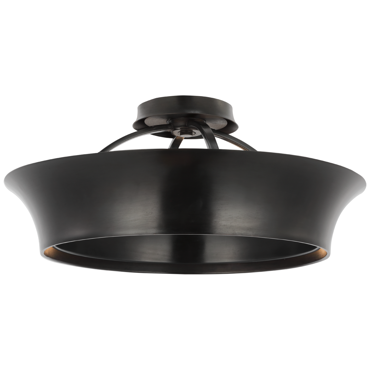Garland 20" Dual Lit Ring Semi-Flush Mount in Aged Iron