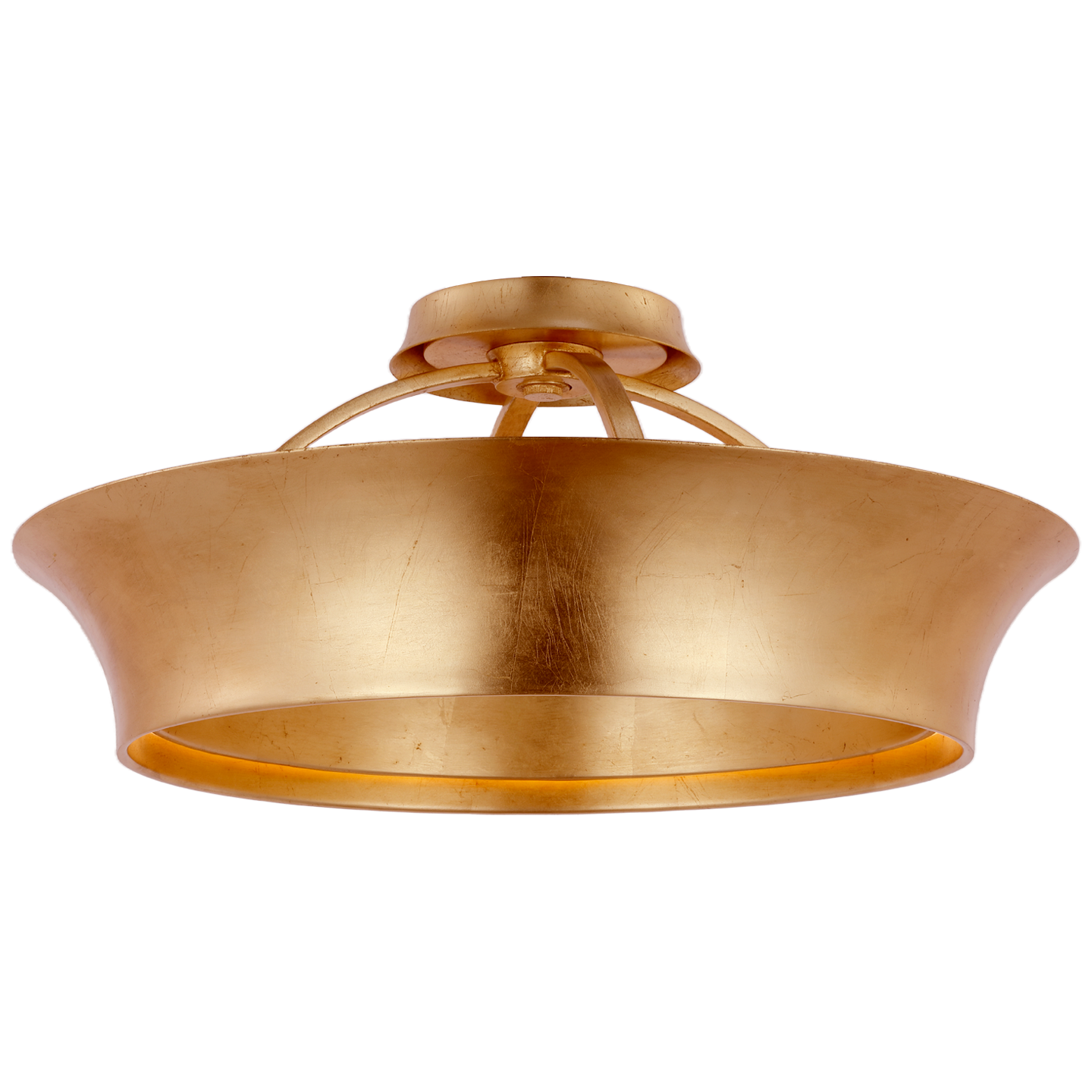 Garland 20" Dual Lit Ring Semi-Flush Mount in Gild
