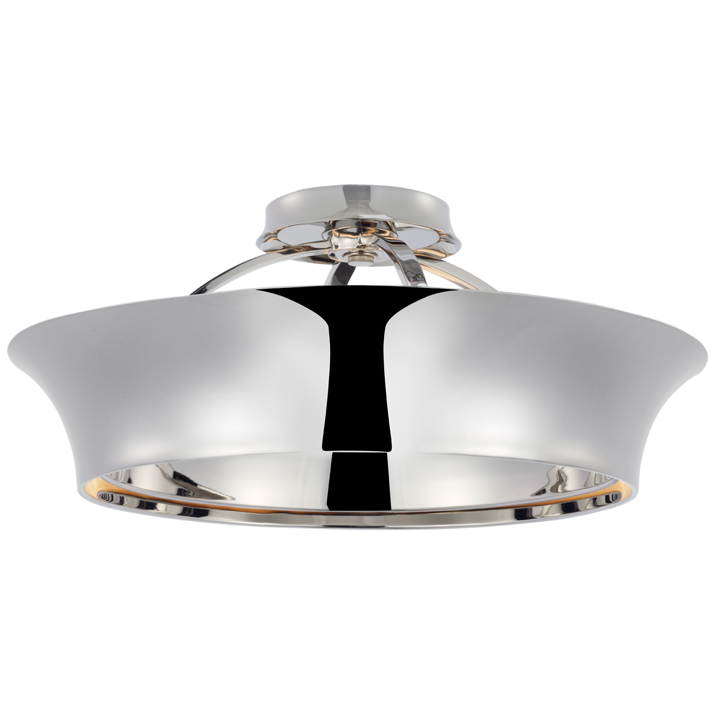 Garland 20" Dual Lit Ring Semi-Flush Mount in Polished Nickel