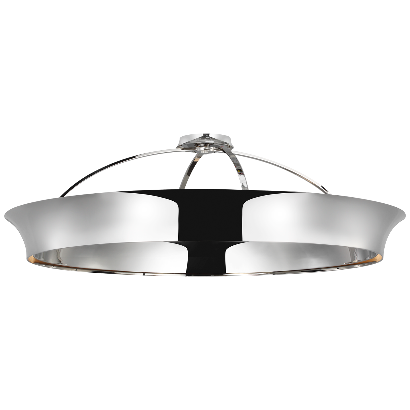 Garland 40" Dual Lit Ring Flush Mount in Polished Nickel