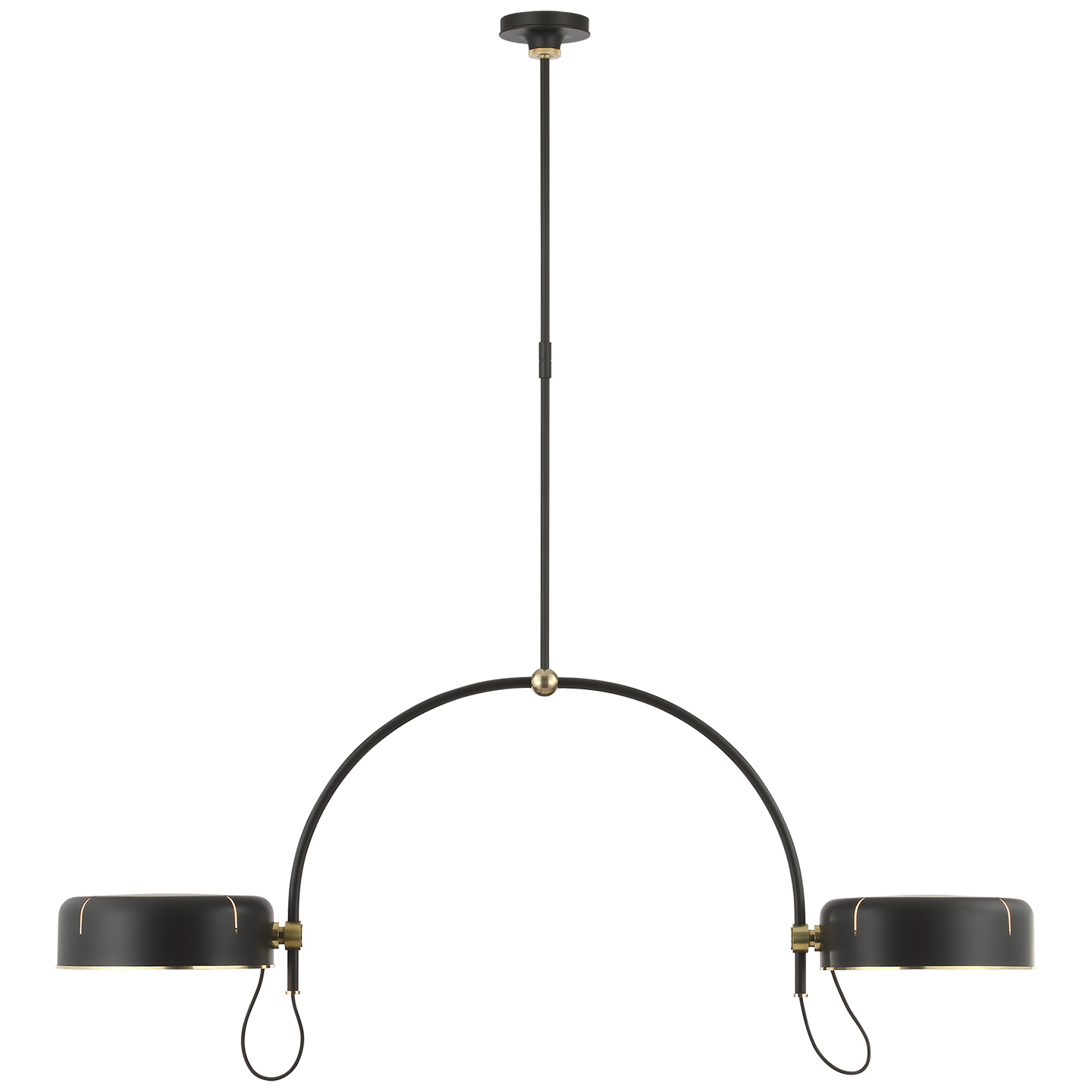 Oso 54" Linear Arched Pendant by Visual Comfort & Co.