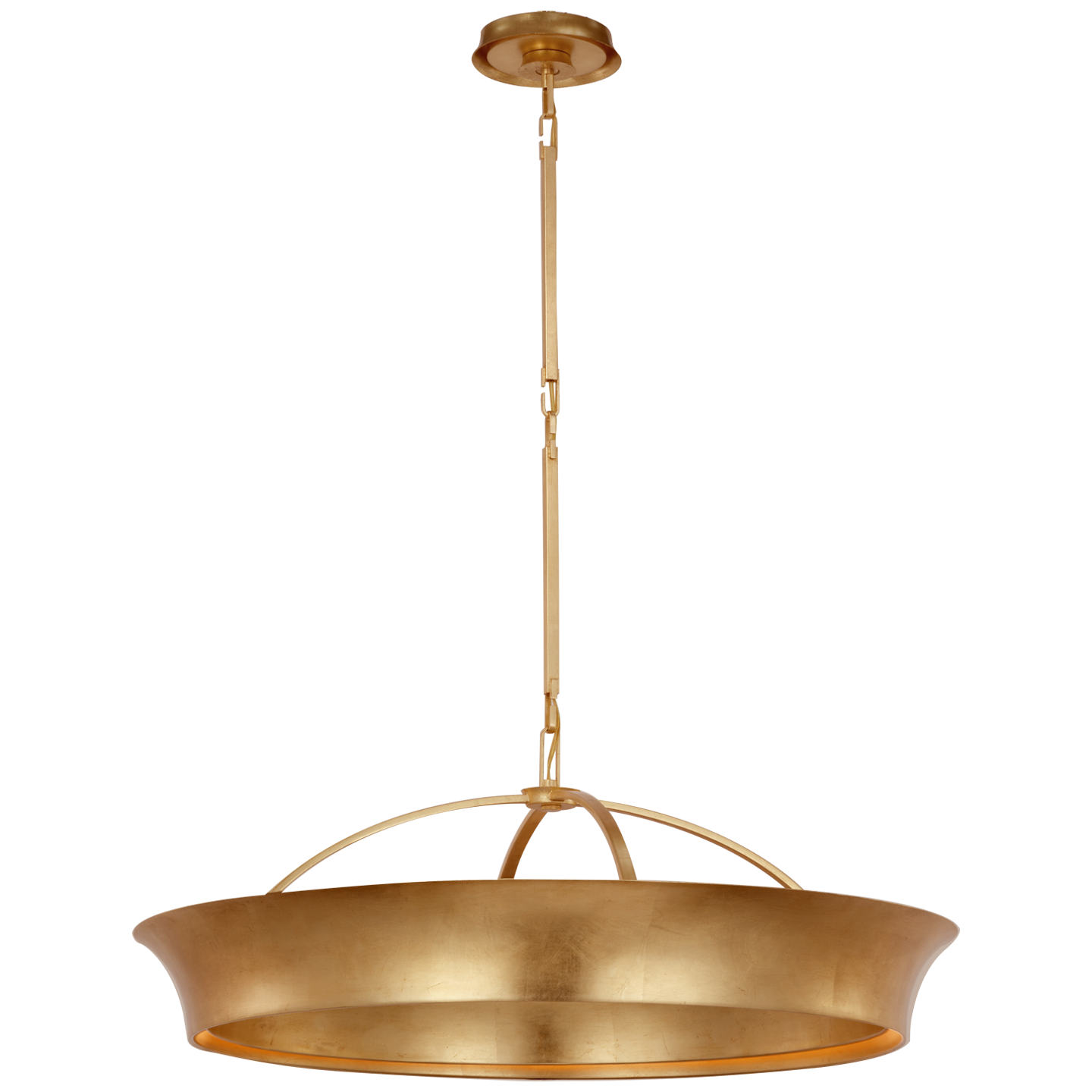 Garland 30" Dual Lit Ring Chandelier in Gild