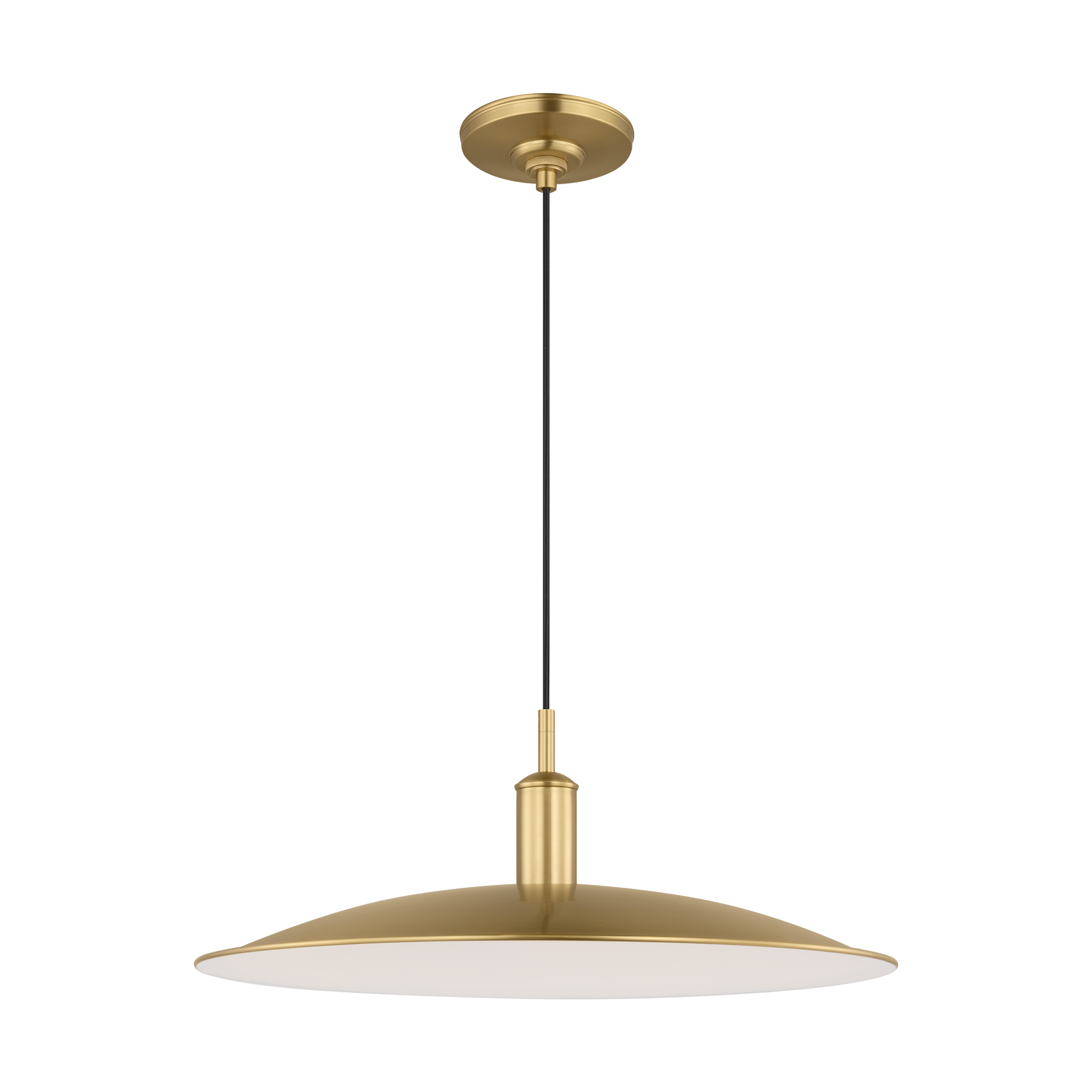 Dash Medium Pendant Burnished Brass Bulbs Inc
