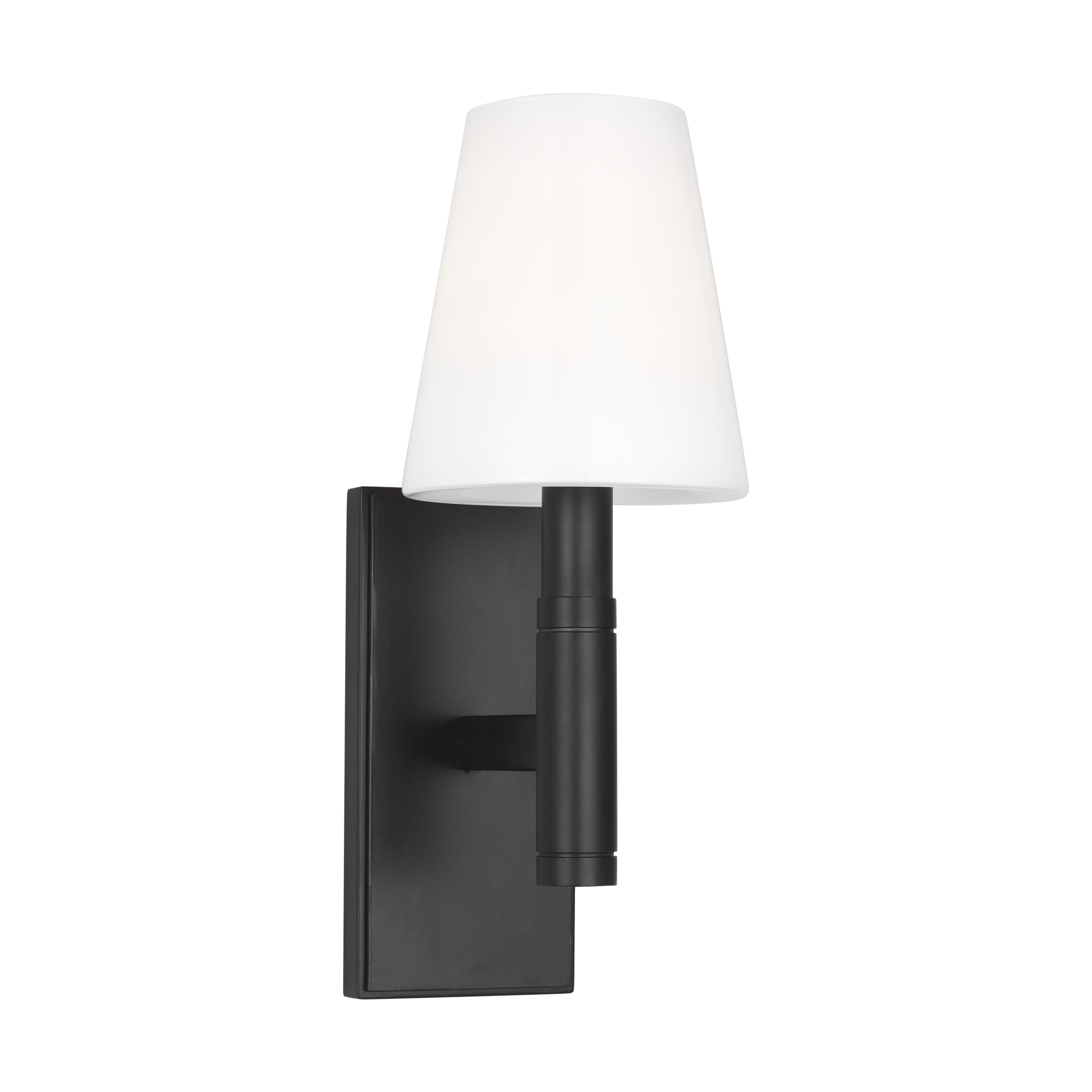 Beckham Classic Rectangular Sconce in Aged Iron