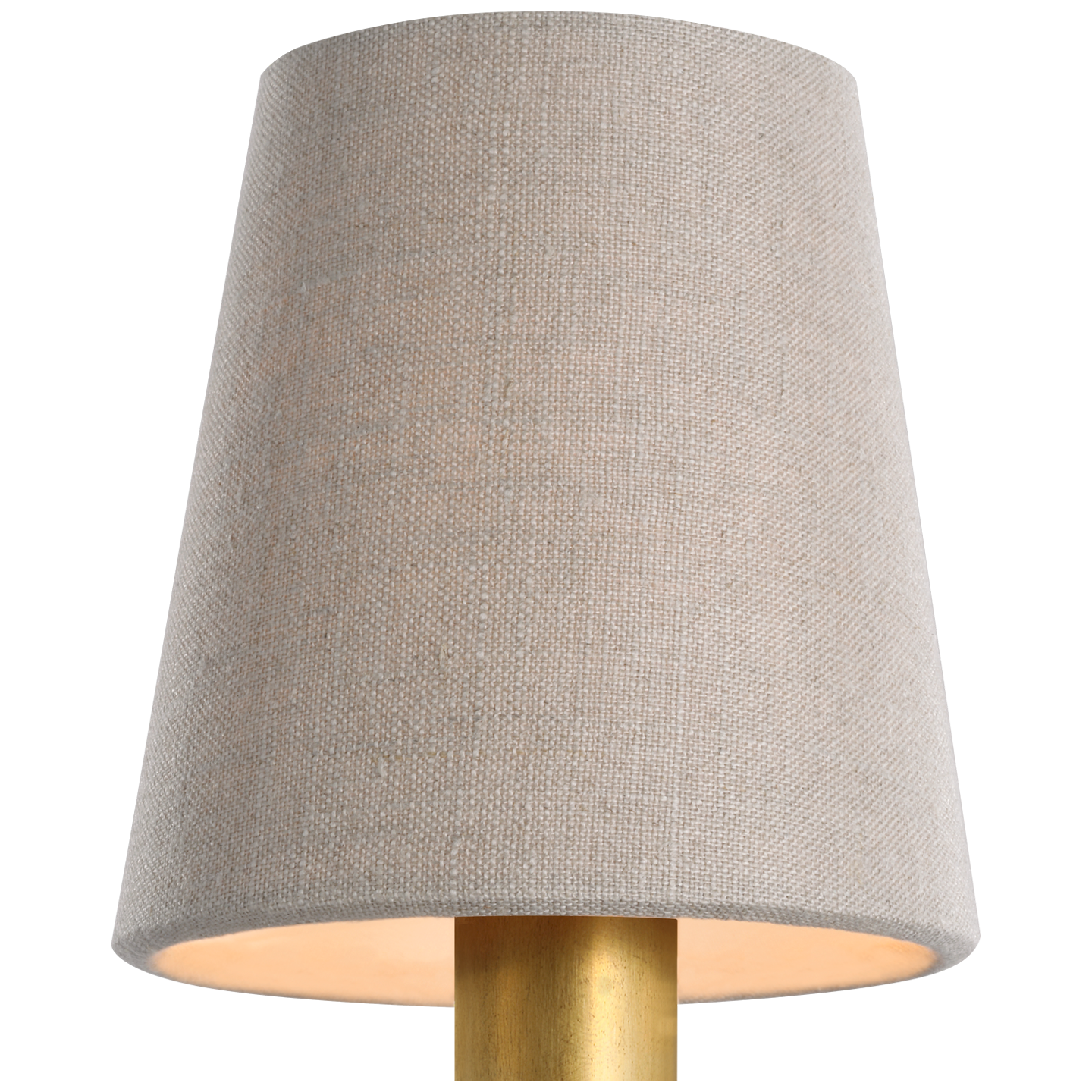 4" Natural Linen Empire Shade