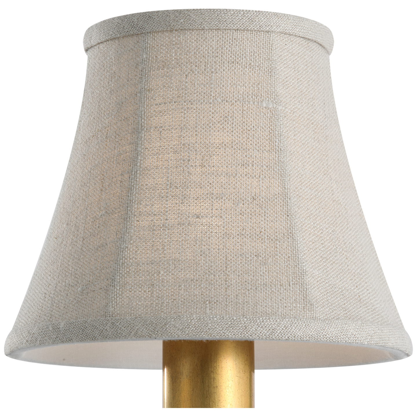 5" Natural Linen Bell Empire Shade