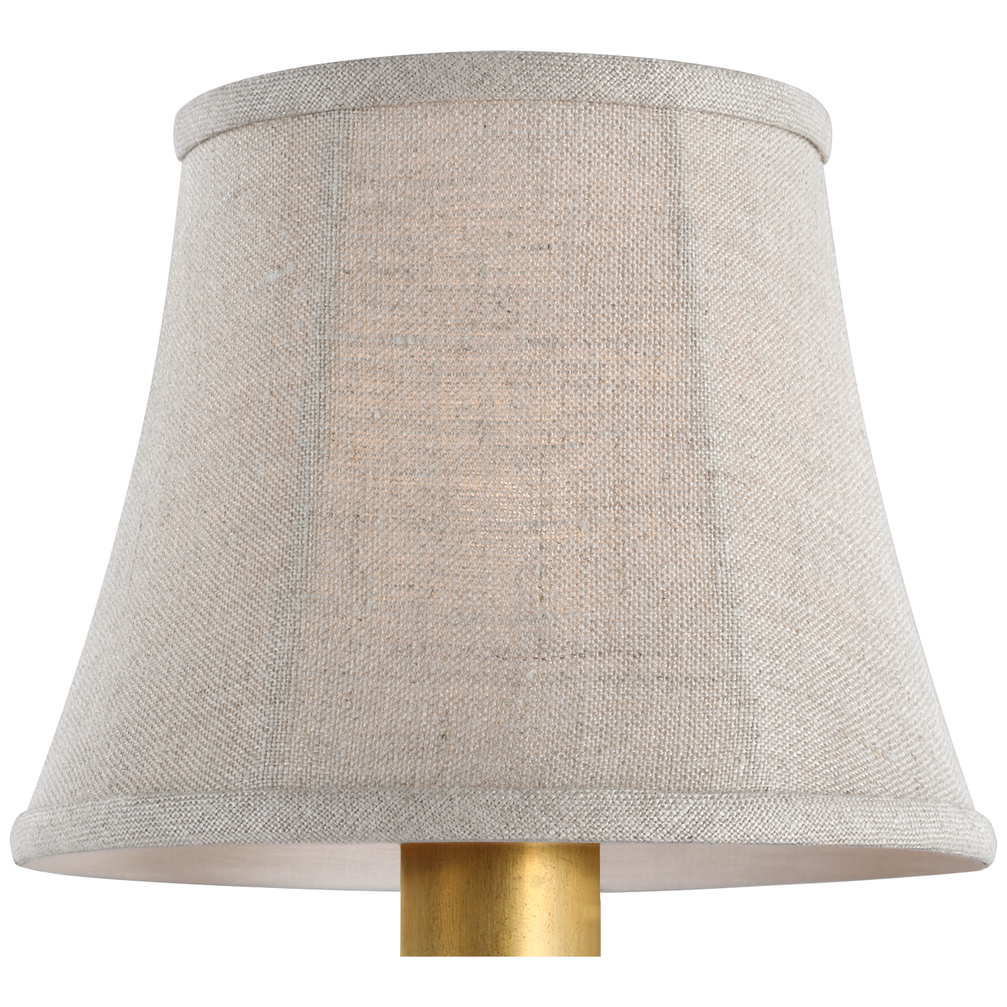 6" Natural Linen Bell Empire Shade