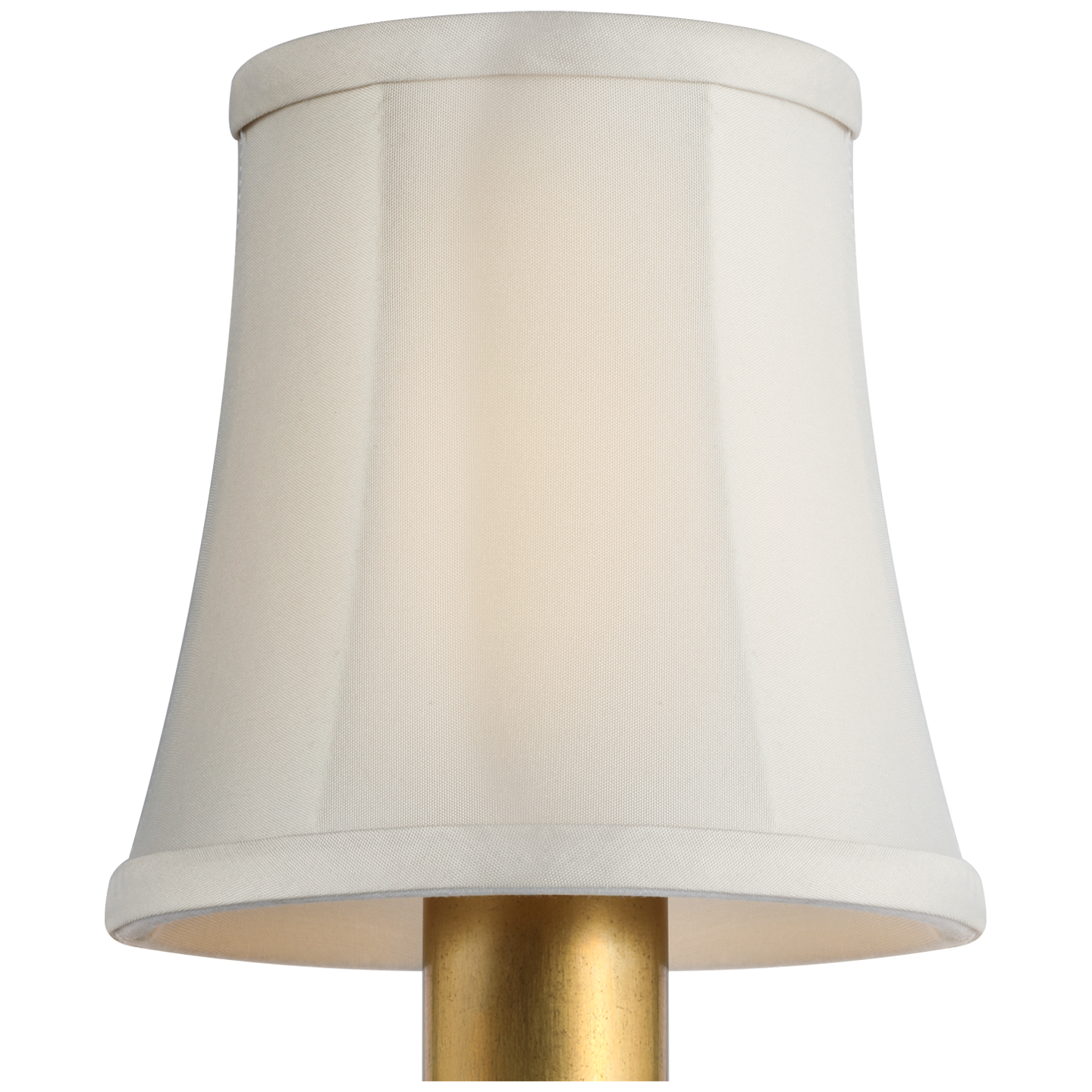 4" Champagne Silk Bell Empire Shade