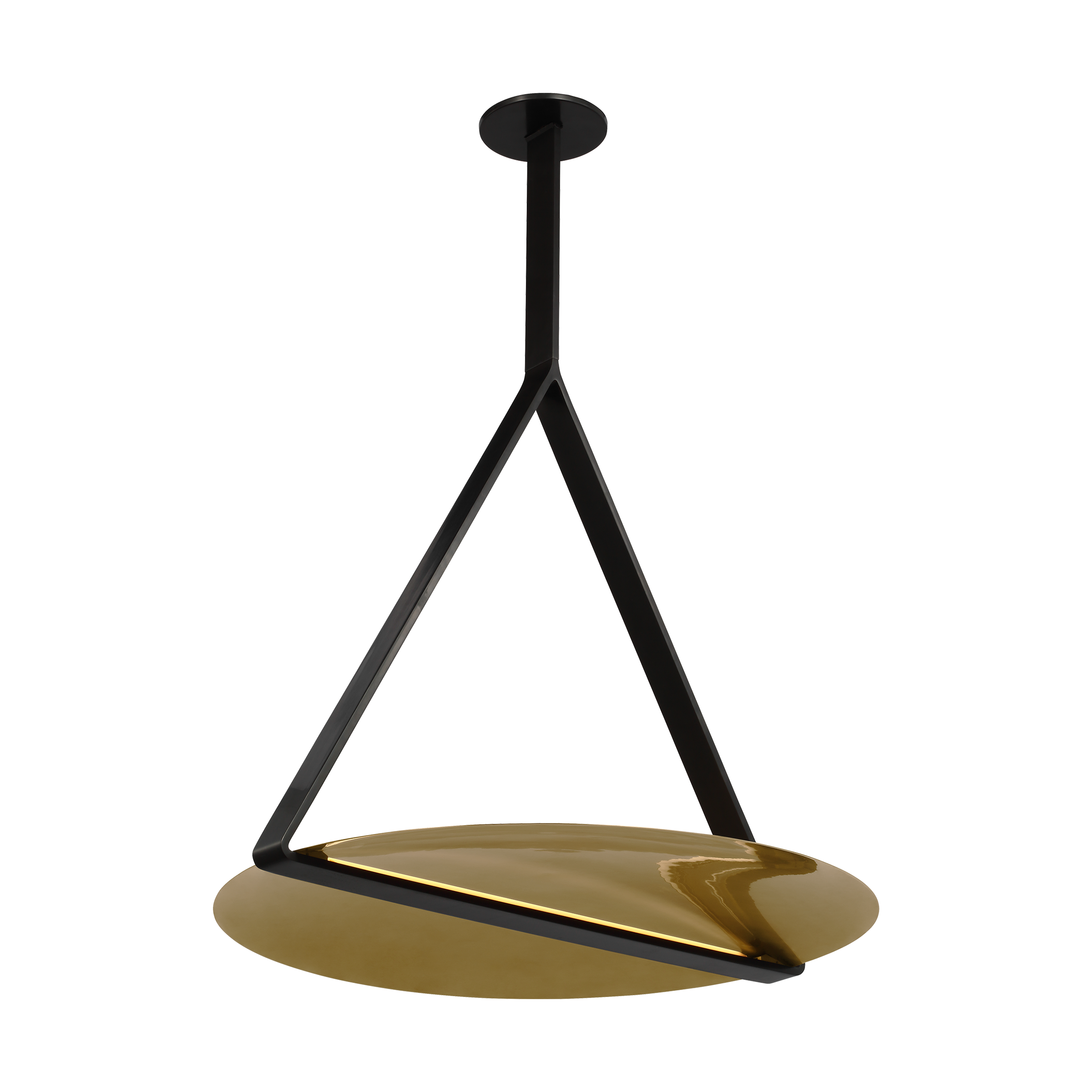 Cymbal X-Large Pendant Dark Bronze/Natural Brass 2700K 90 CRI