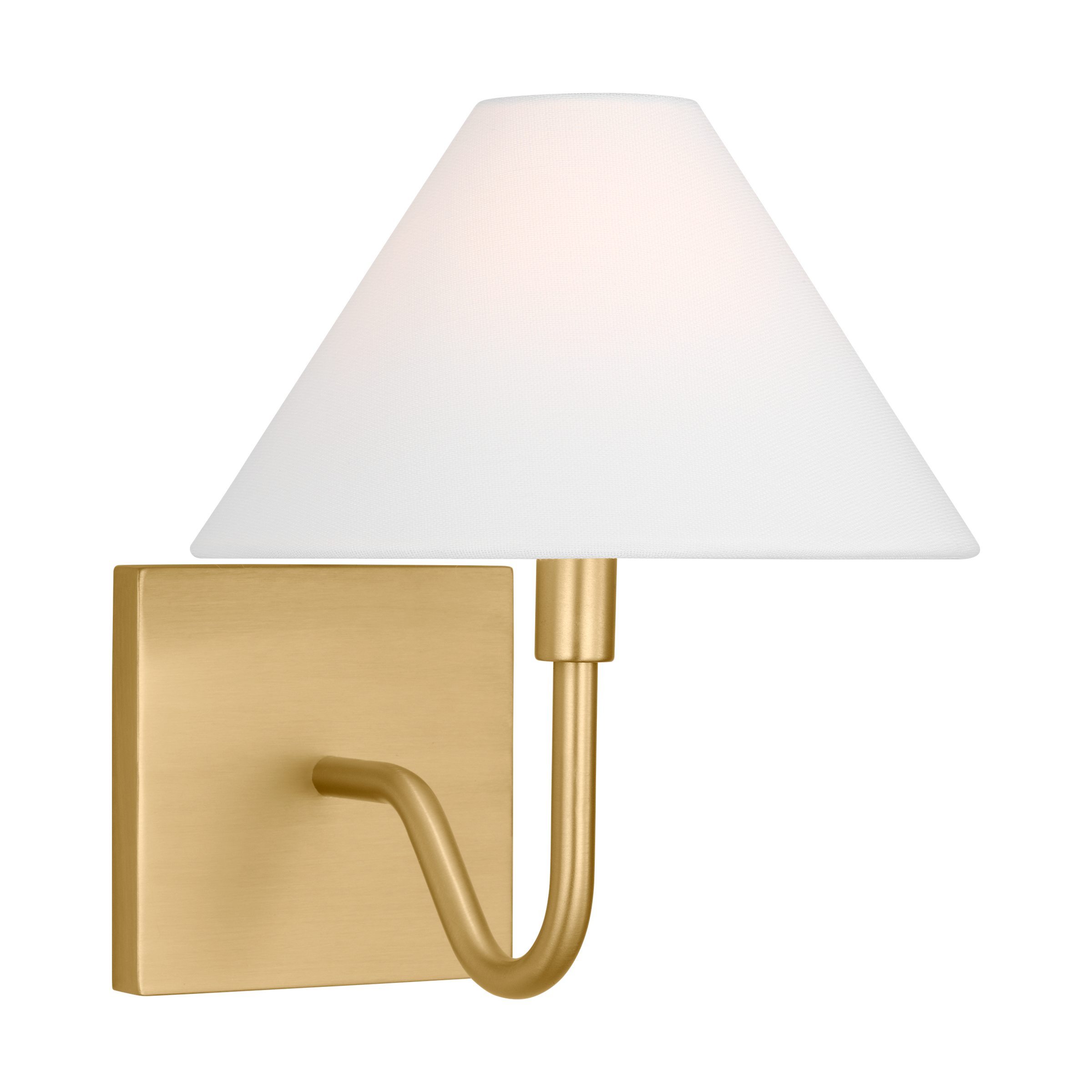 Eldon Small Sconce Satin Brass