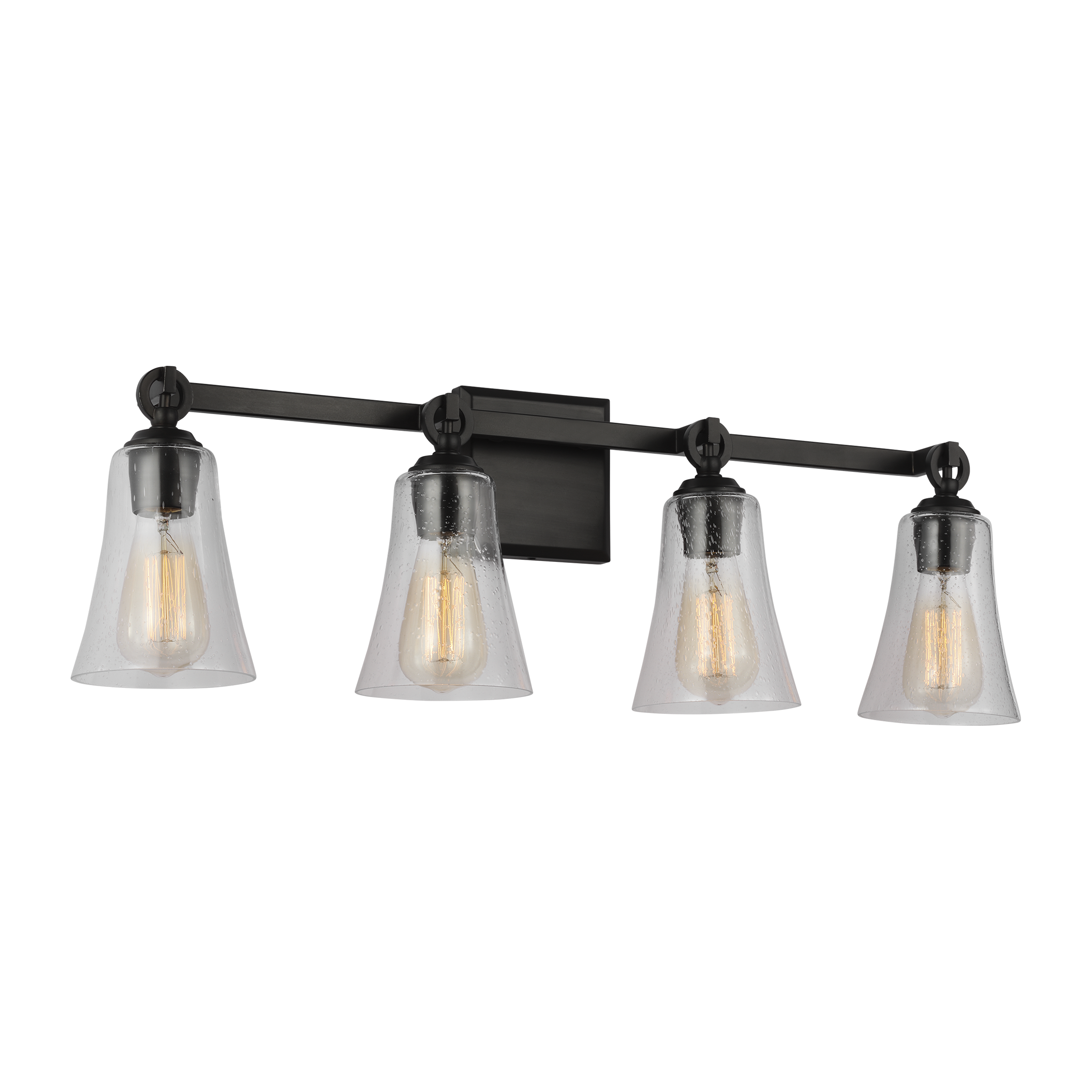 Monterro 4 -Light Vanity Aged Iron