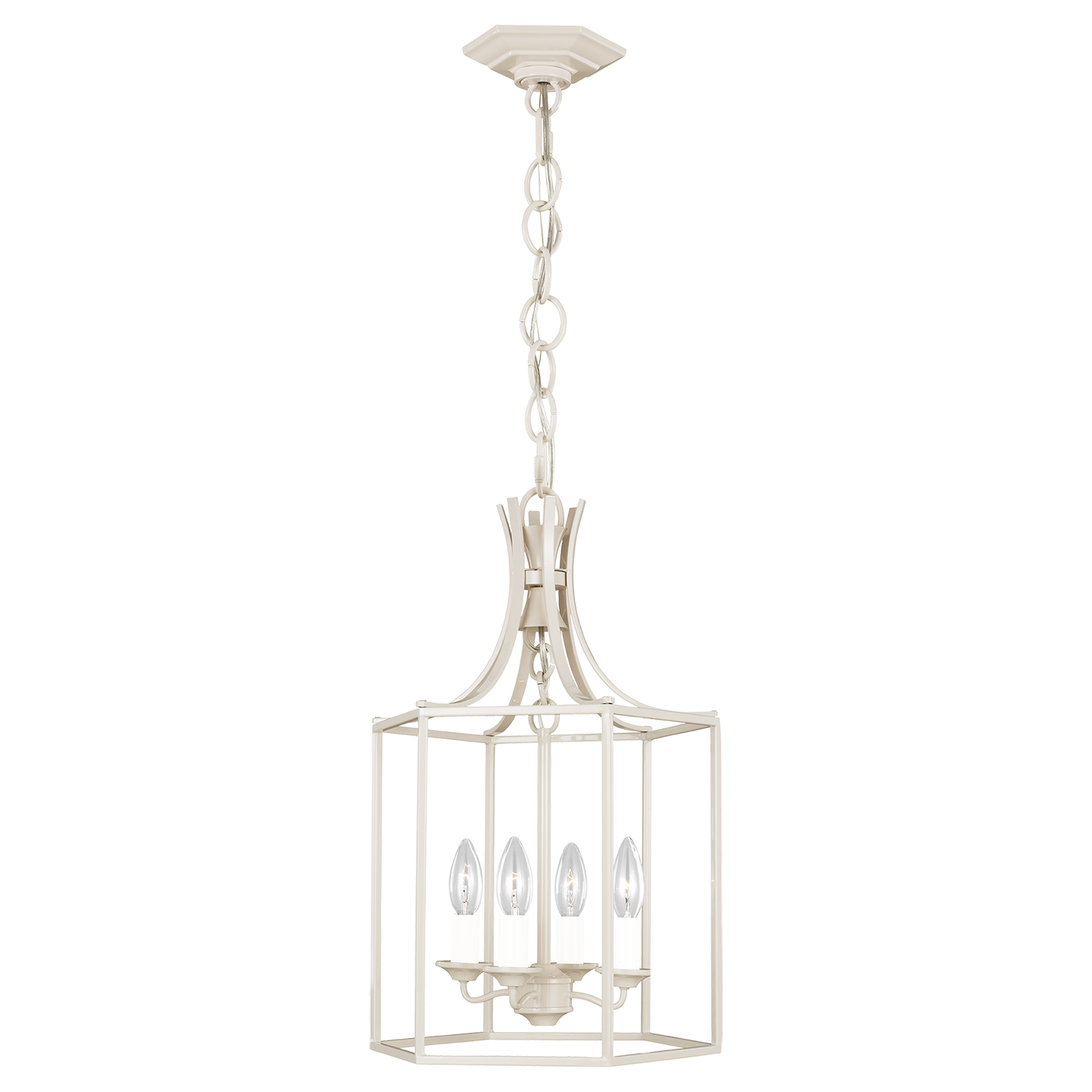 Bantry House Small Lantern Blush