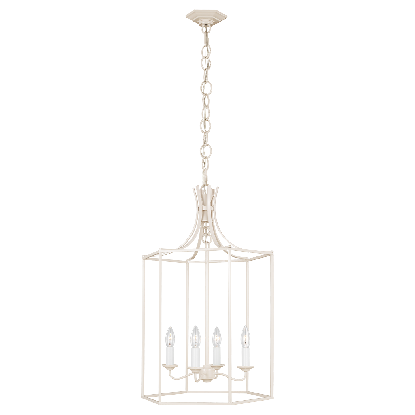 Bantry House Medium Lantern Blush